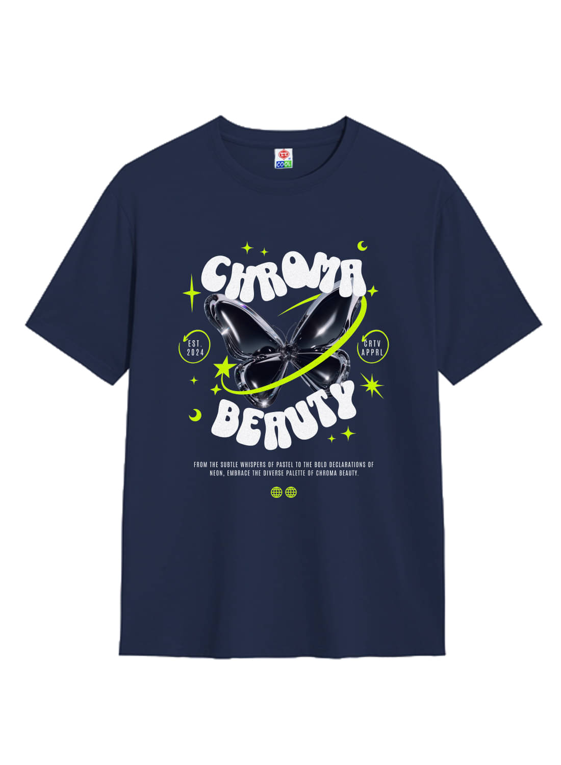     			TT Men Cotton Regular Fit Printed T-Shirt ( Blue )