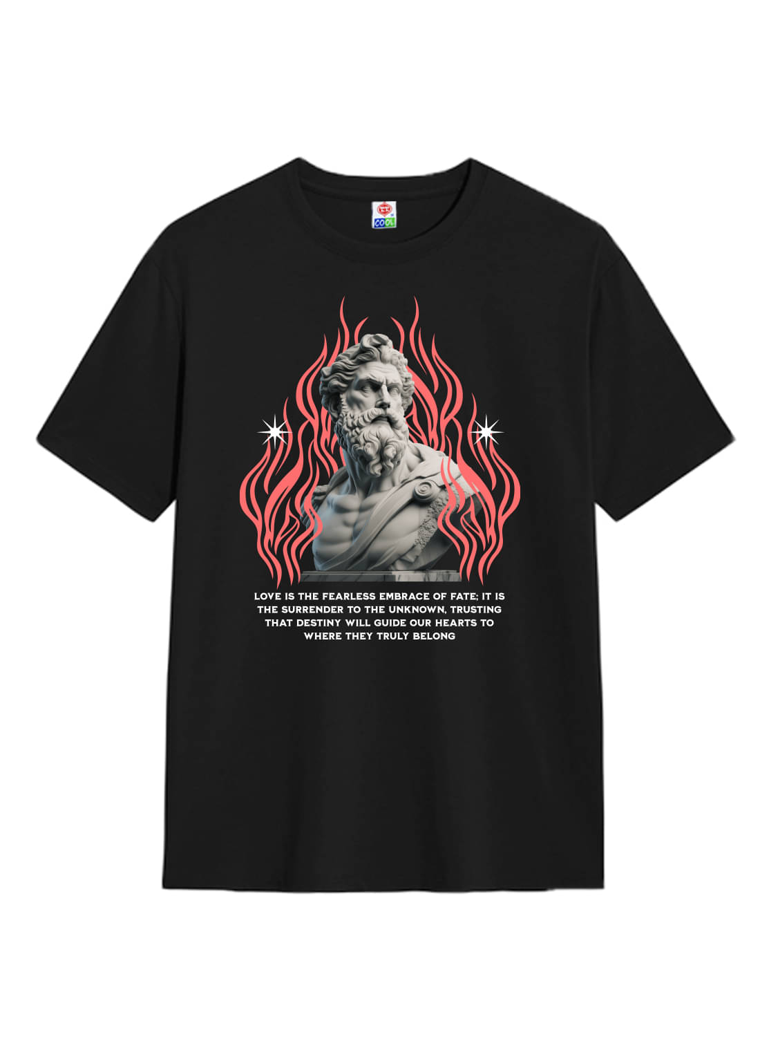 TT Men Cotton Regular Fit Printed T-Shirt ( Black ) TT Men Cotton Regular Fit Printed T-Shirt ( Black )