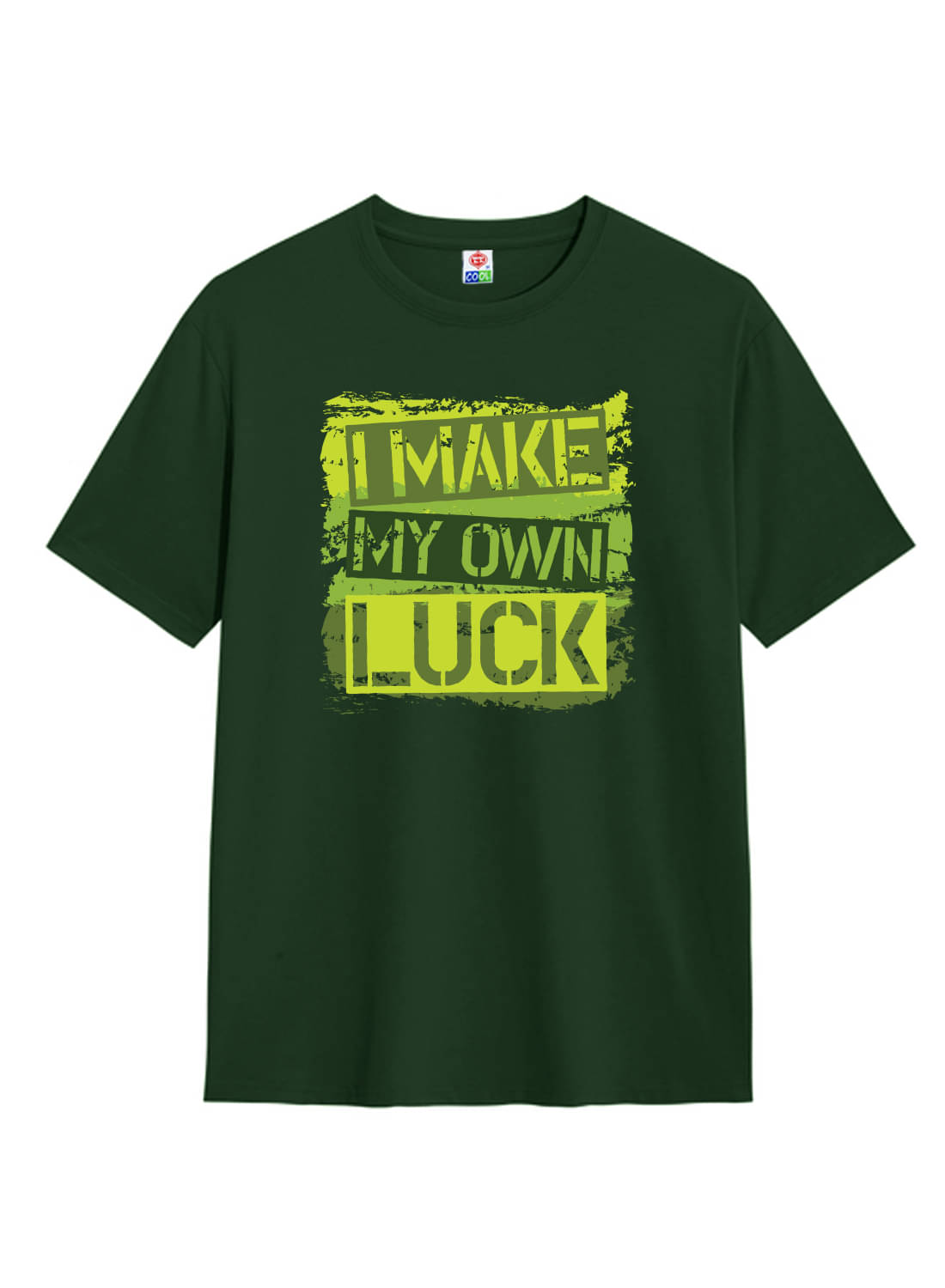     			TT Men Cotton Regular Fit Printed T-Shirt ( Green )
