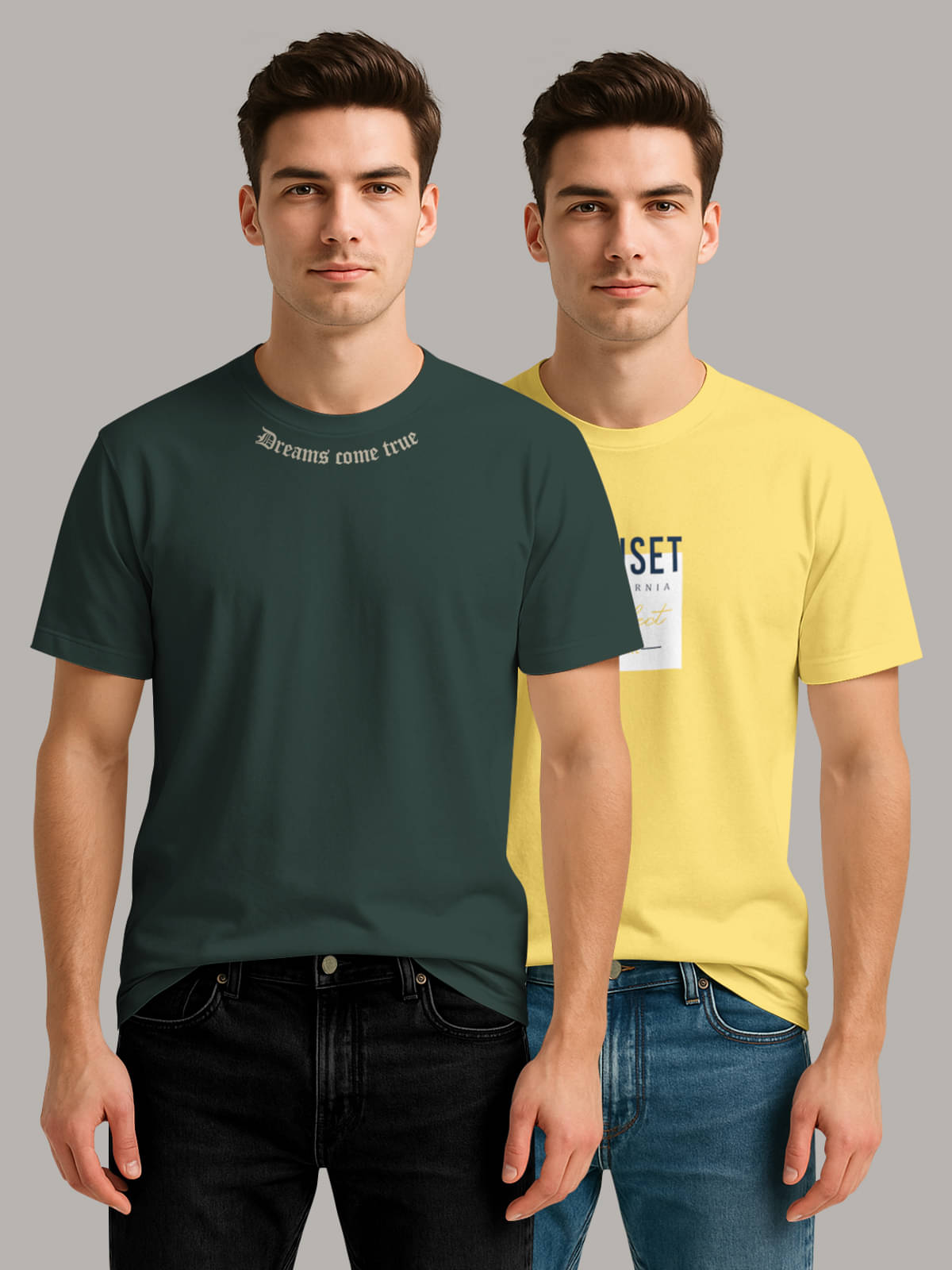 BULLMER Men Cotton Blend Regular Fit Printed T-Shirt ( Multicolor ) BULLMER Men Cotton Blend Regular Fit Printed T-Shirt ( Multicolor )