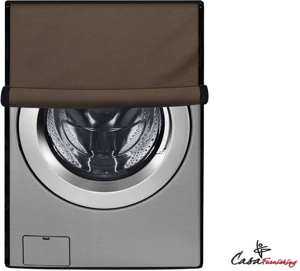 CASA FURNISHING Front Load Washing Machine Cover Compatiable For 7 kg - beige CASA FURNISHING Front Load Washing Machine Cover Compatiable For 7 kg - beige