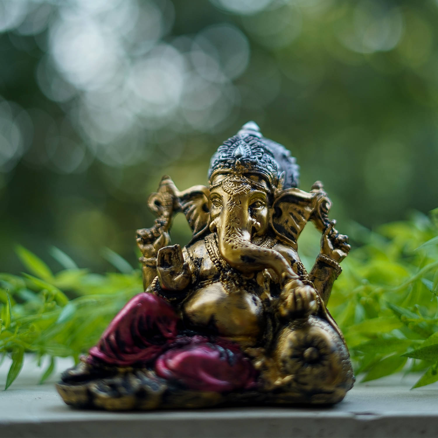     			Craftlayout Resin Lord Ganesha Idol ( 11 cm )