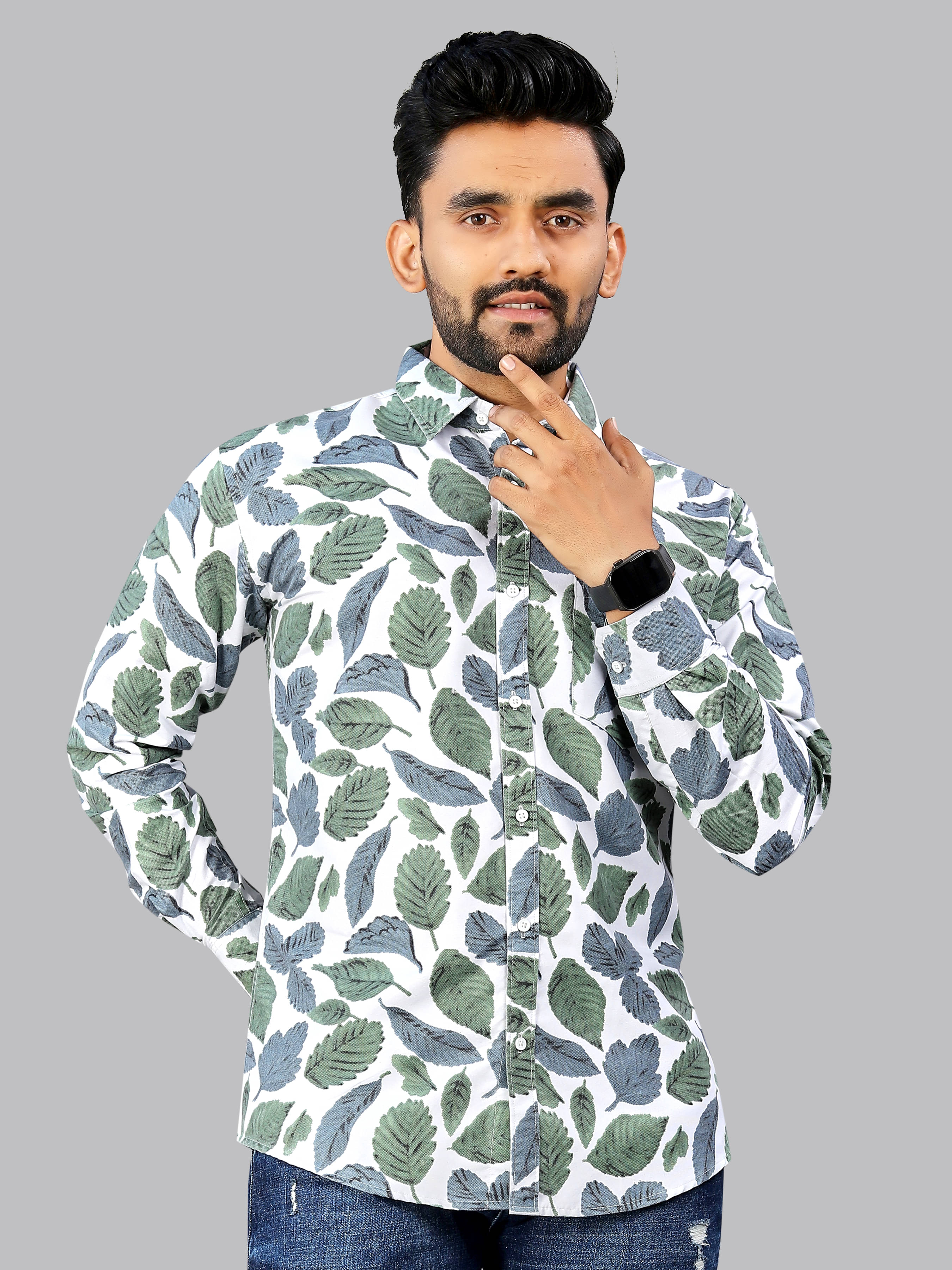     			FTX Cotton Blend Regular Fit Printed Full Sleeves Men's Casual Shirt - Multicolor 2 ( Pack of 1 )