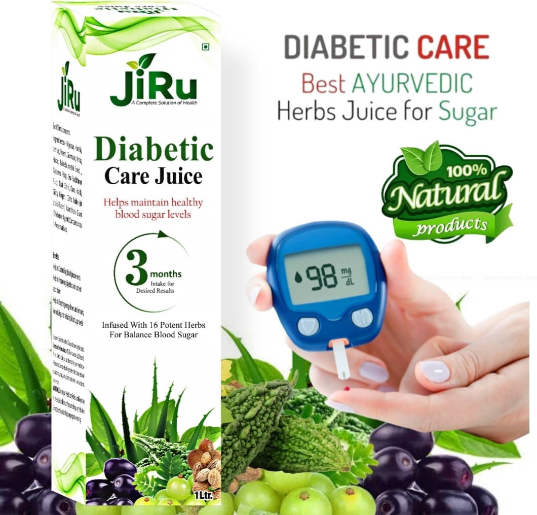     			Jiru Diabetic Care Juice | Blend of 16 herbs to manage Blood sugar levels | 1Ltr