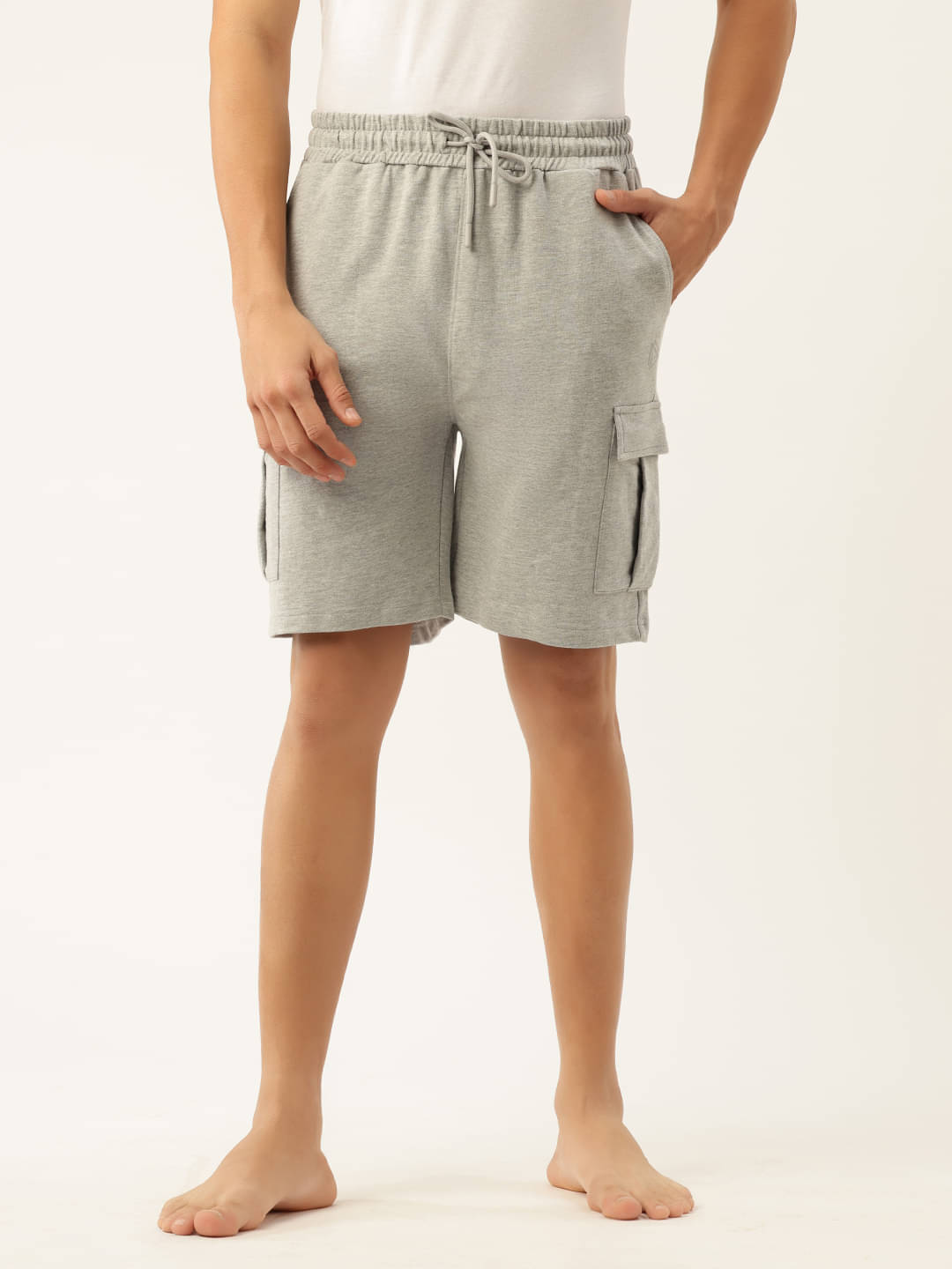     			John Players Pack of 1 Cotton Boxers For Men's ( Grey )