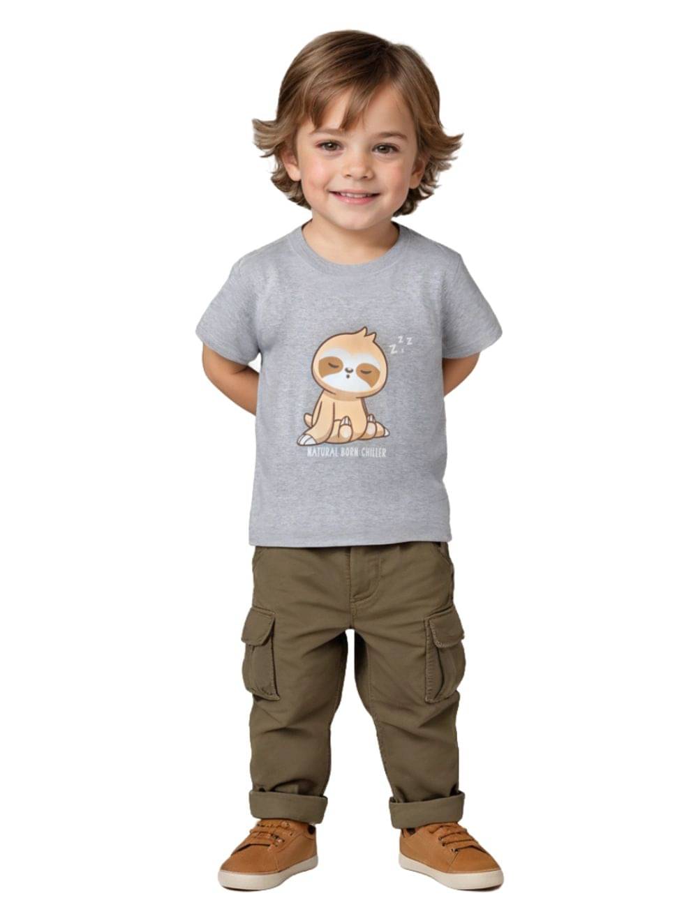     			Mijoosh Pack of 1 Boys Cotton T-Shirt ( Grey )