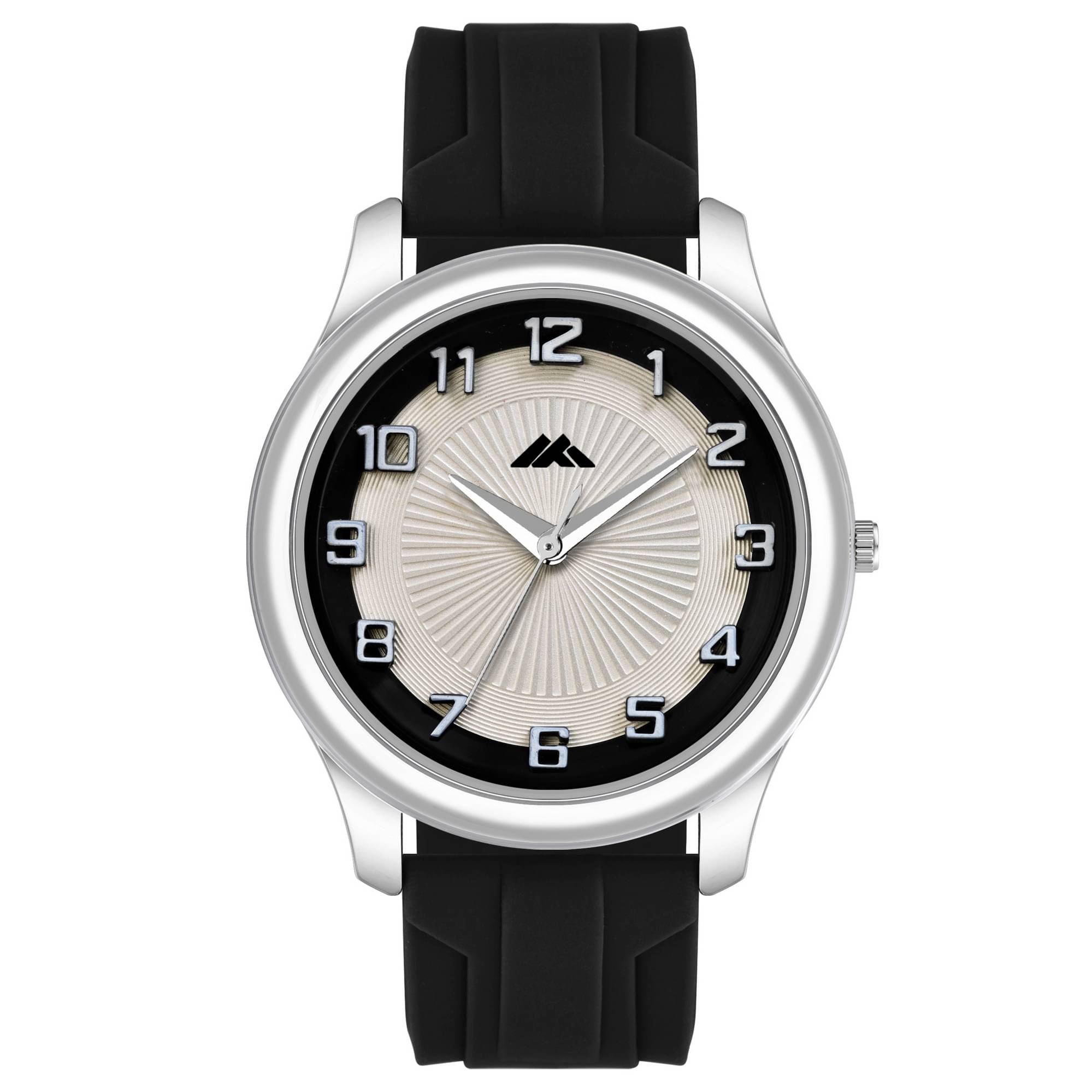     			Newman Black Silicon Analog Men's Watch
