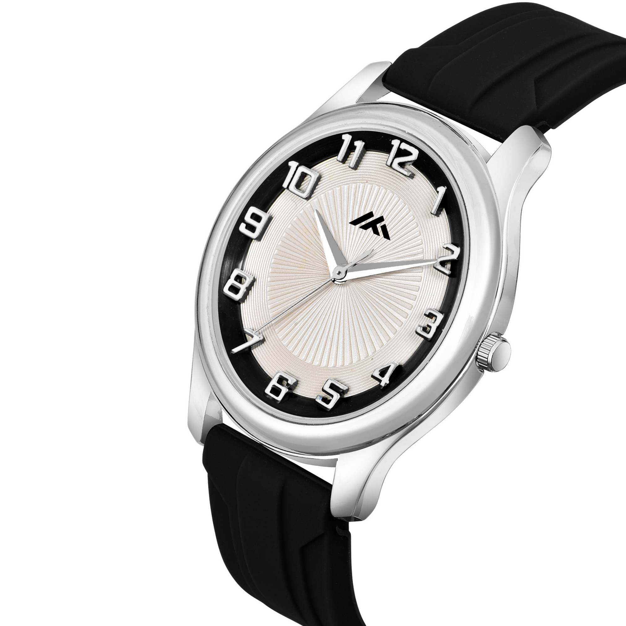     			Newman Black Silicon Analog Men's Watch