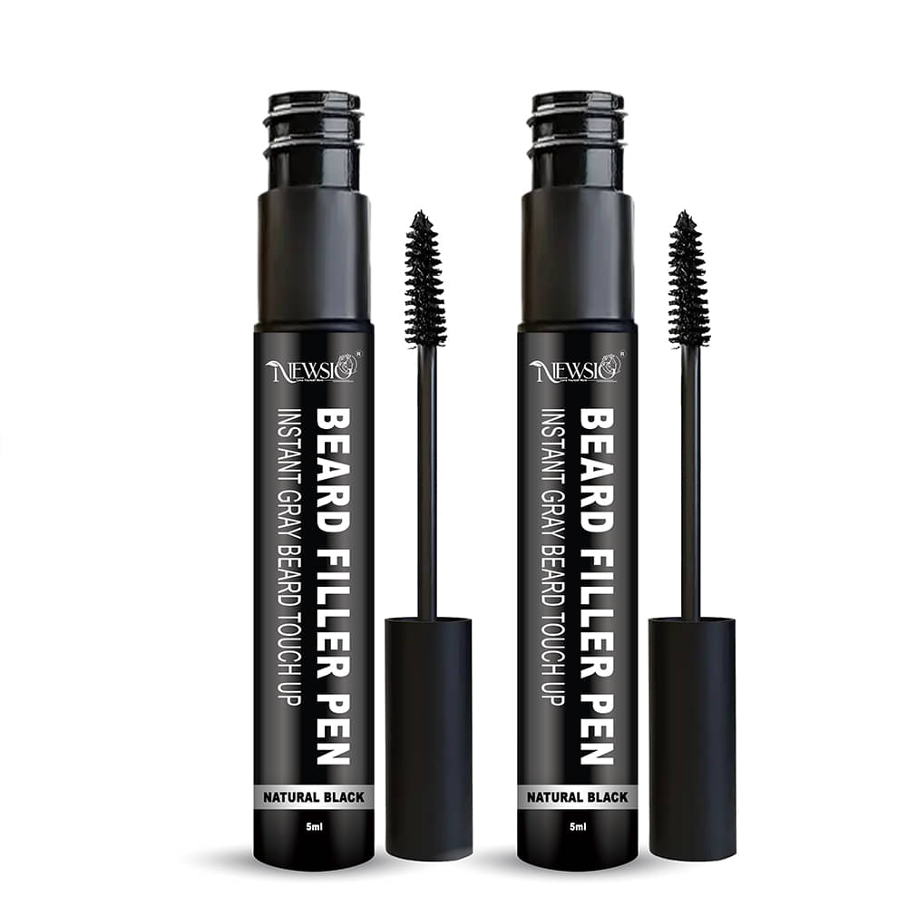 Newsio Gray Beard Touch-Up Natural Root Touch Ups Hair Color 5 mL Black Newsio Gray Beard Touch-Up Natural Root Touch Ups Hair Color 5 mL Black