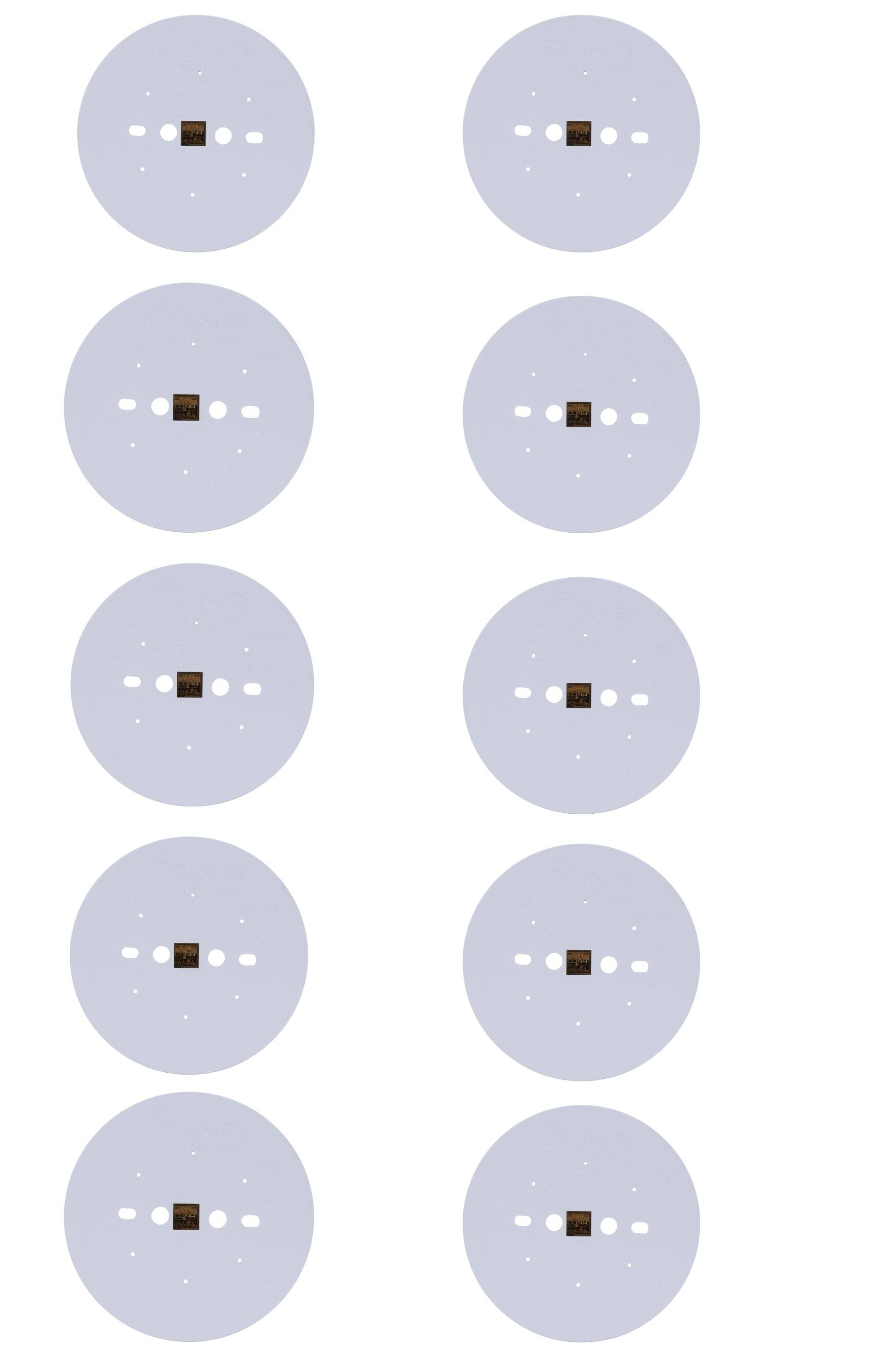 PM Cona ROUND SURFACE PLATE 4 INCH (2451) – Pack of 10, White PM Cona ROUND SURFACE PLATE 4 INCH (2451) – Pack of 10, White