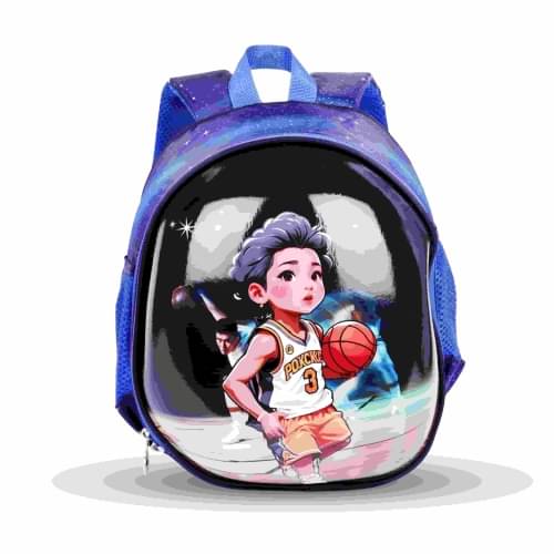     			Sageware Blue Polyester Backpack For Kids