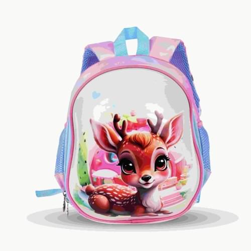     			Sageware Multicolor Polyester Backpack For Kids