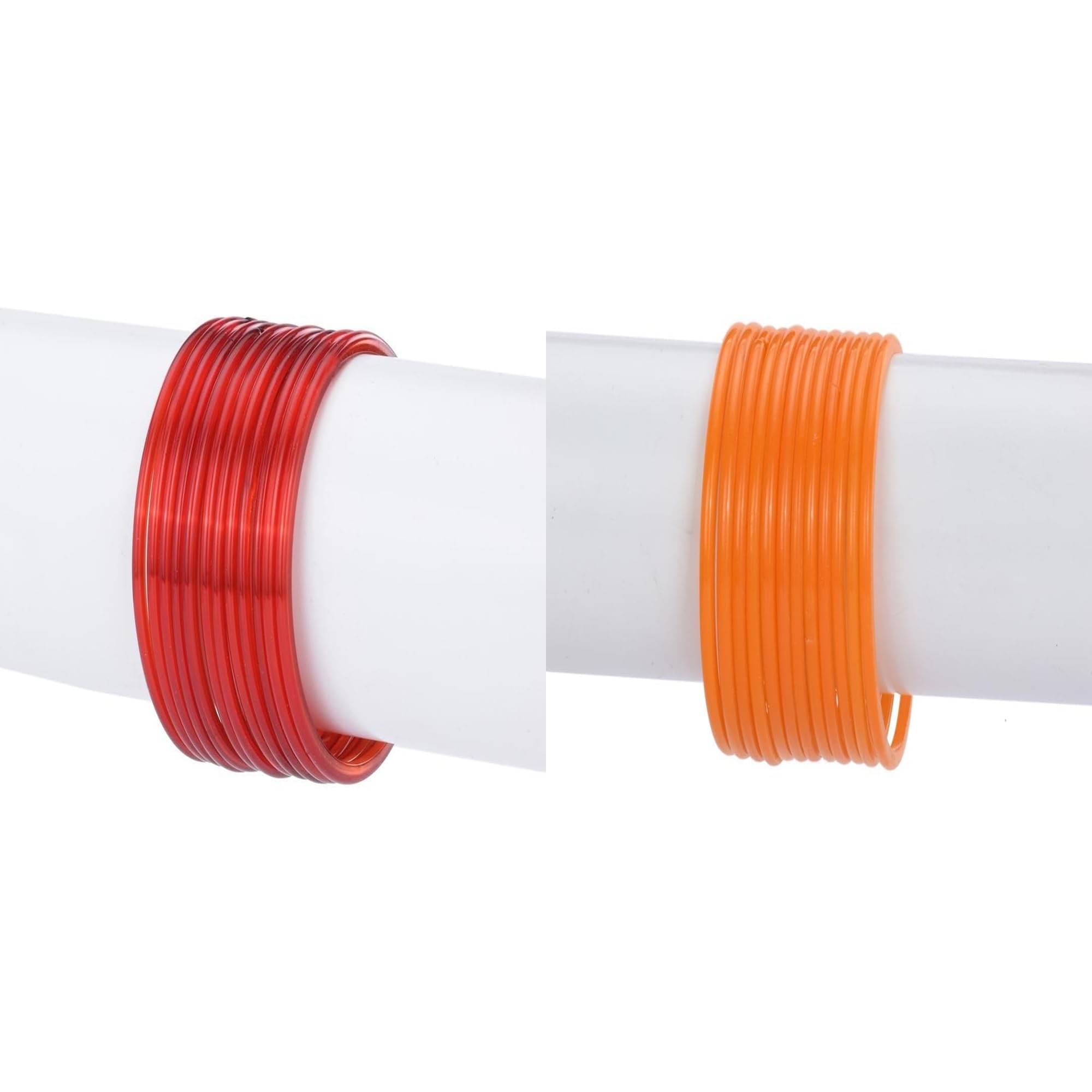     			Somil Multicolor Bangle Set ( Pack of 2 )