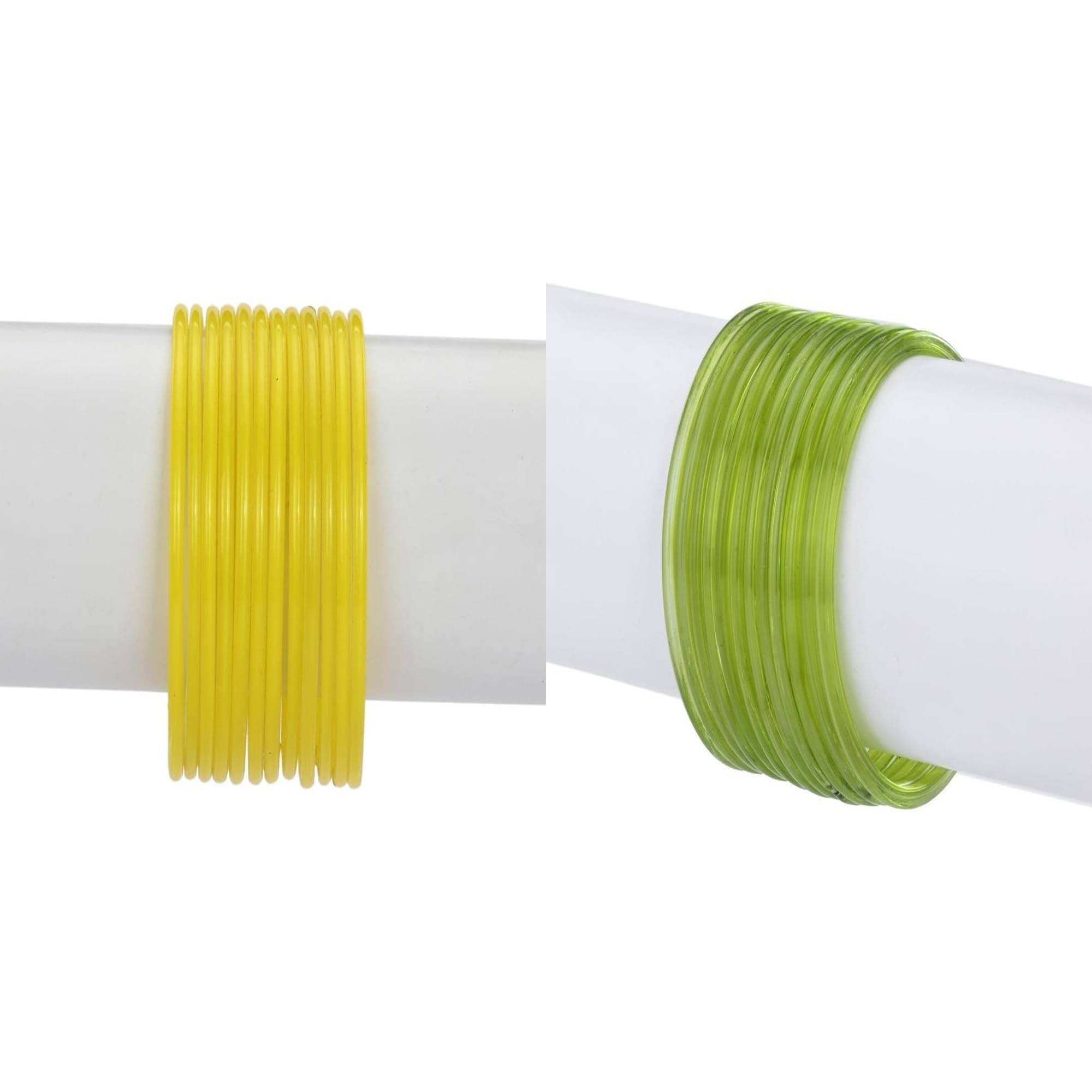     			Somil Multicolor Bangle Set ( Pack of 2 )