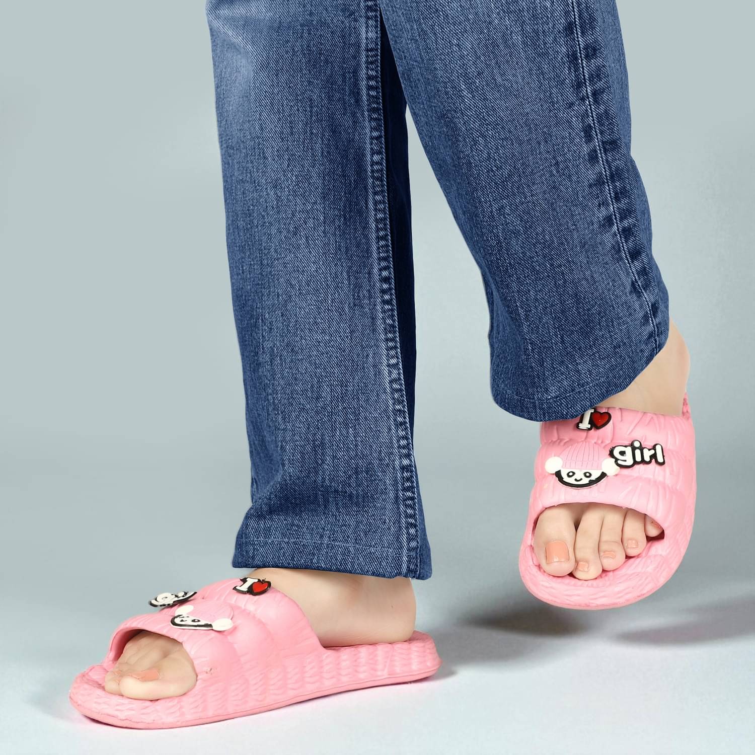     			Trotus Pink Women's Slide Flip Flop