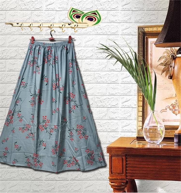     			Vishwas Fashion Multi Color Rayon Women's A-Line Skirt ( Pack of 1 )