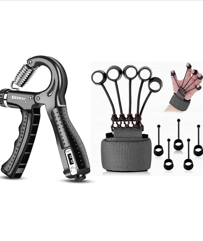     			YUPLITE R Shape Adjustable Premium Hand Gripper, With Finger Exerciser Gripper For Veins|Gym Equipment|Hand Exercise Equipment For Men & Women Gym Equipment