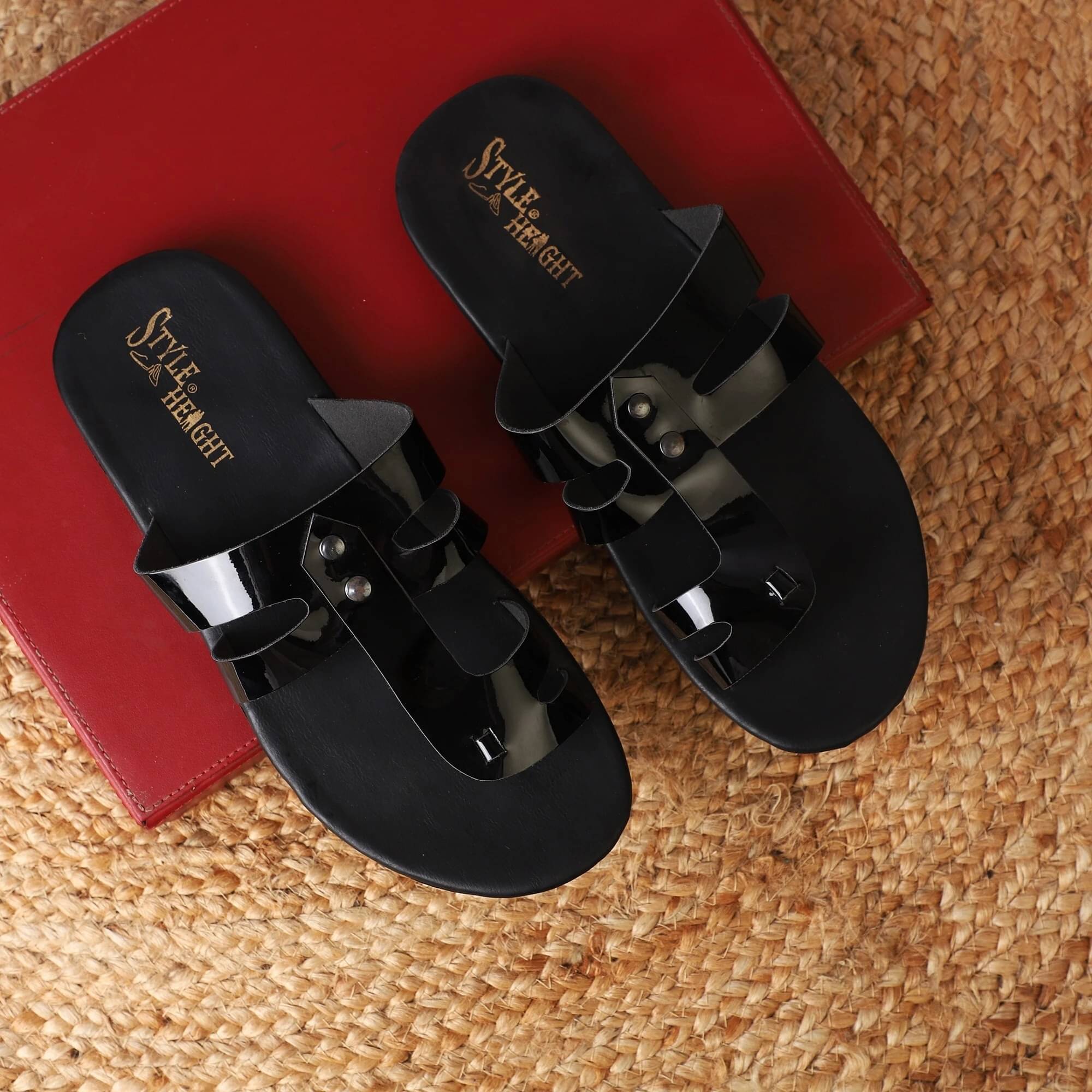     			Z Black Men's Slide Flip Flop
