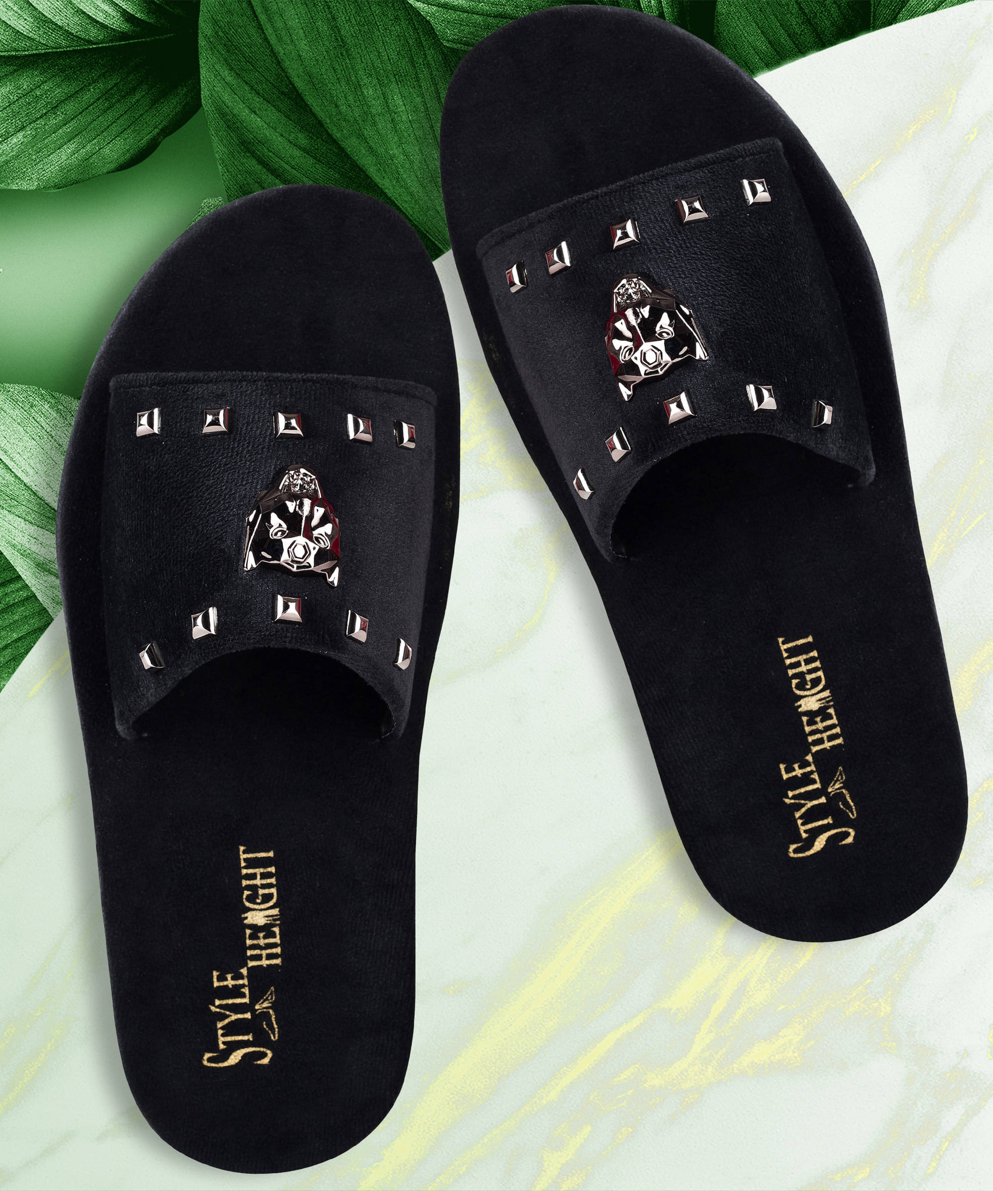     			Z Black Men's Slide Flip Flop