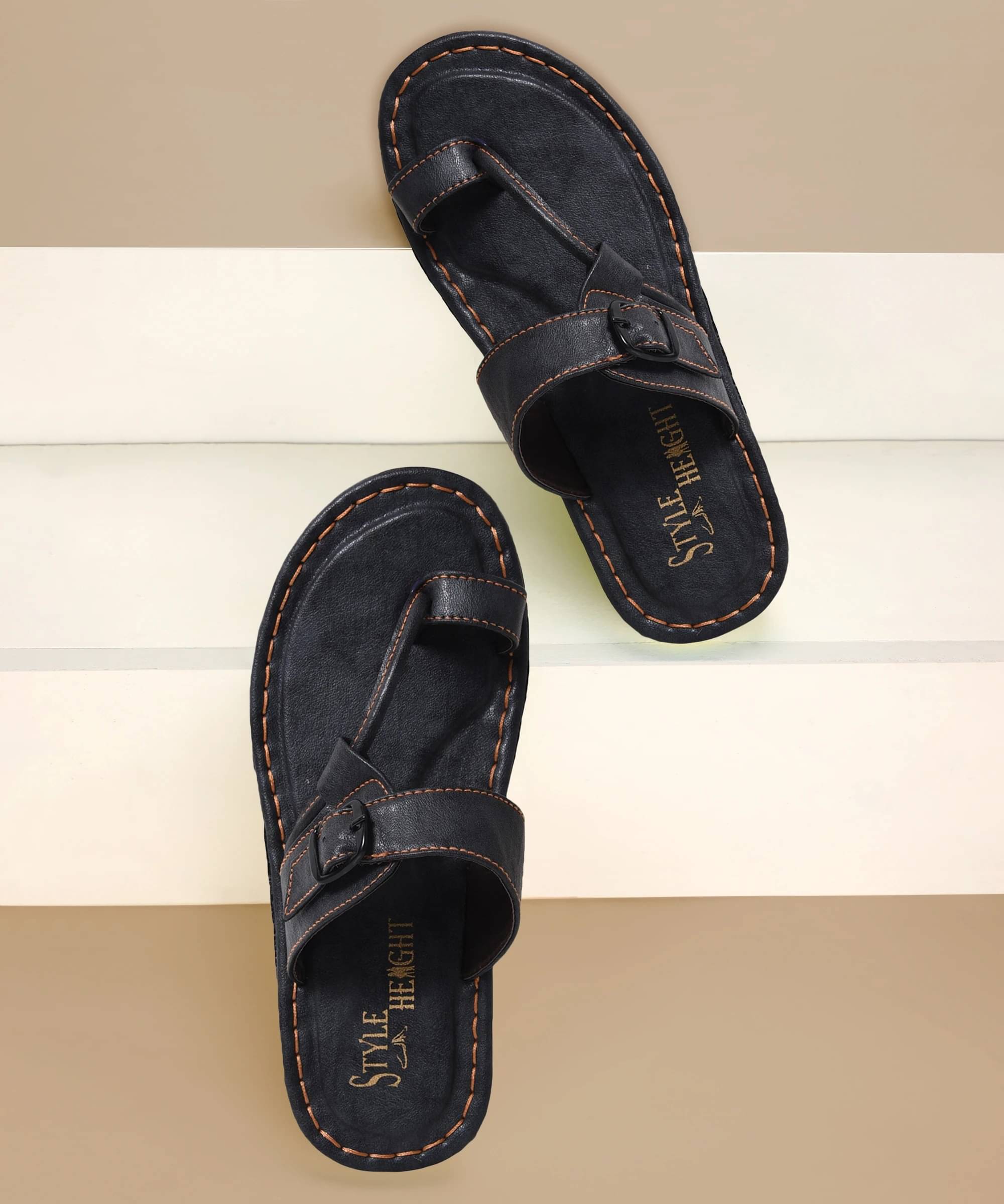     			Z Black Men's Slide Flip Flop