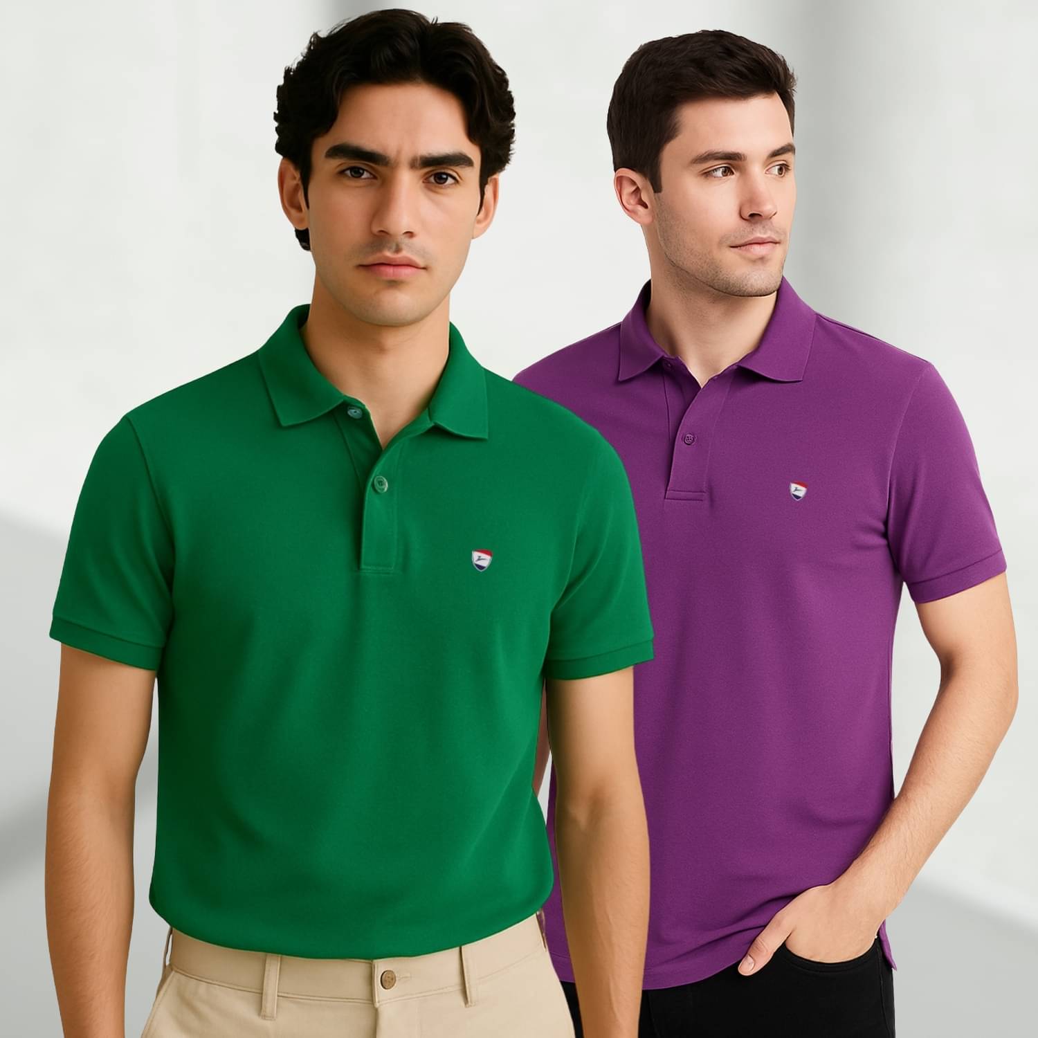    			ZEFFORA Men Cotton Blend Regular Fit Solid T-Shirt ( Multicolor7 )