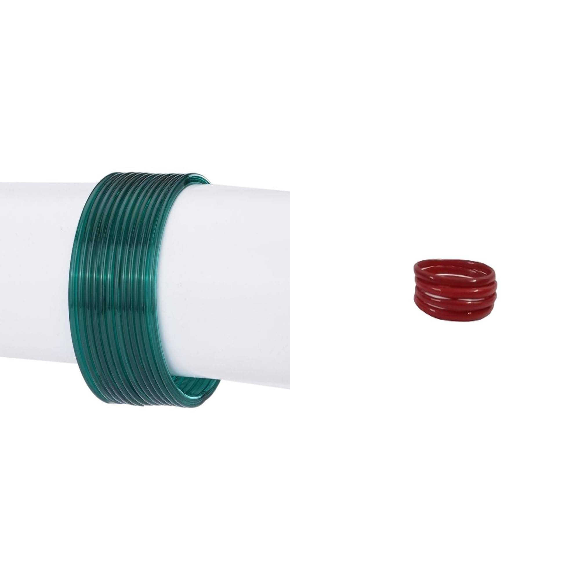 1st Time Multicolor Bangle Set ( Pack of 2 ) 1st Time Multicolor Bangle Set ( Pack of 2 )