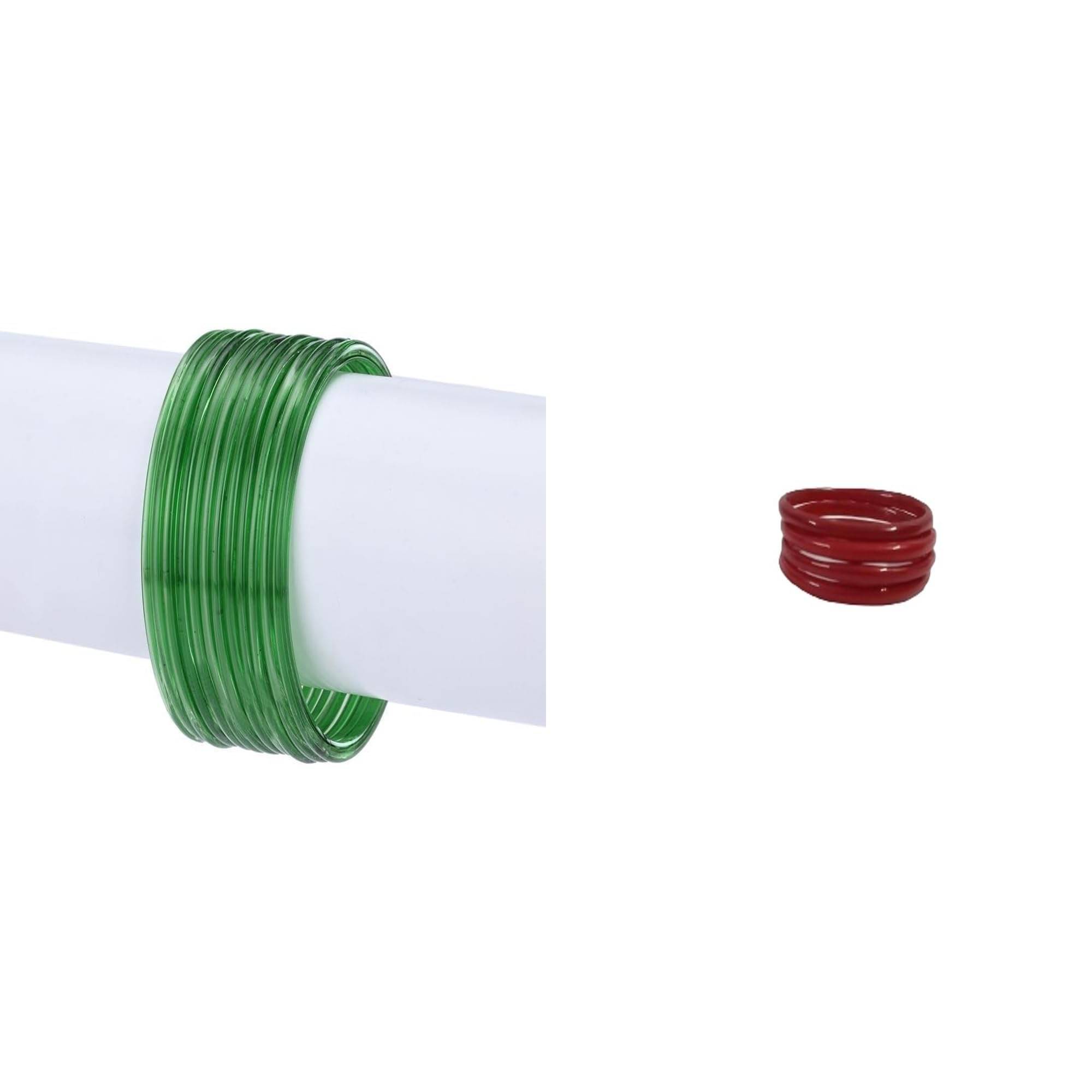 1st Time Multicolor Bangle Set ( Pack of 2 ) 1st Time Multicolor Bangle Set ( Pack of 2 )