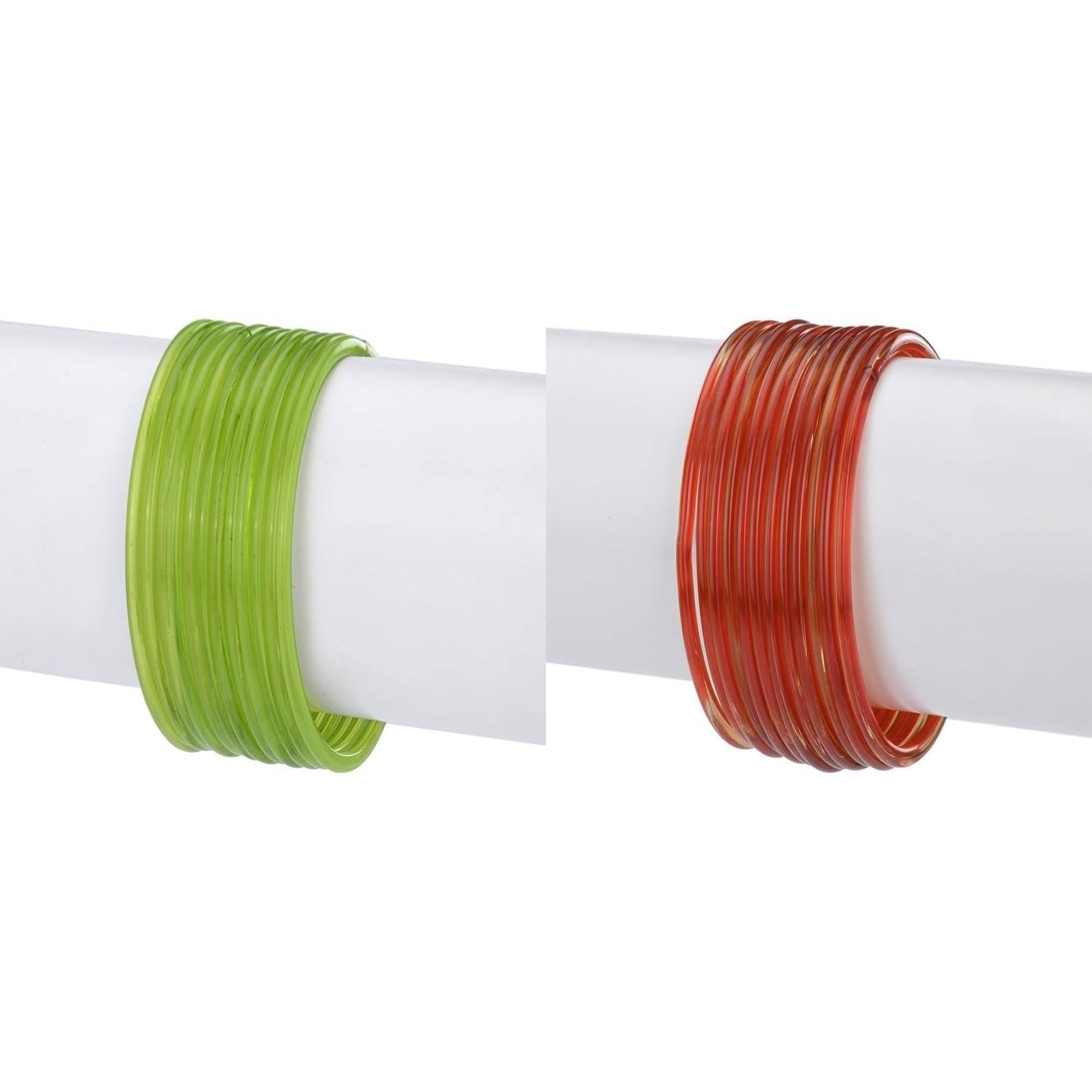 1st Time Multicolor Bangle Set ( Pack of 2 ) 1st Time Multicolor Bangle Set ( Pack of 2 )