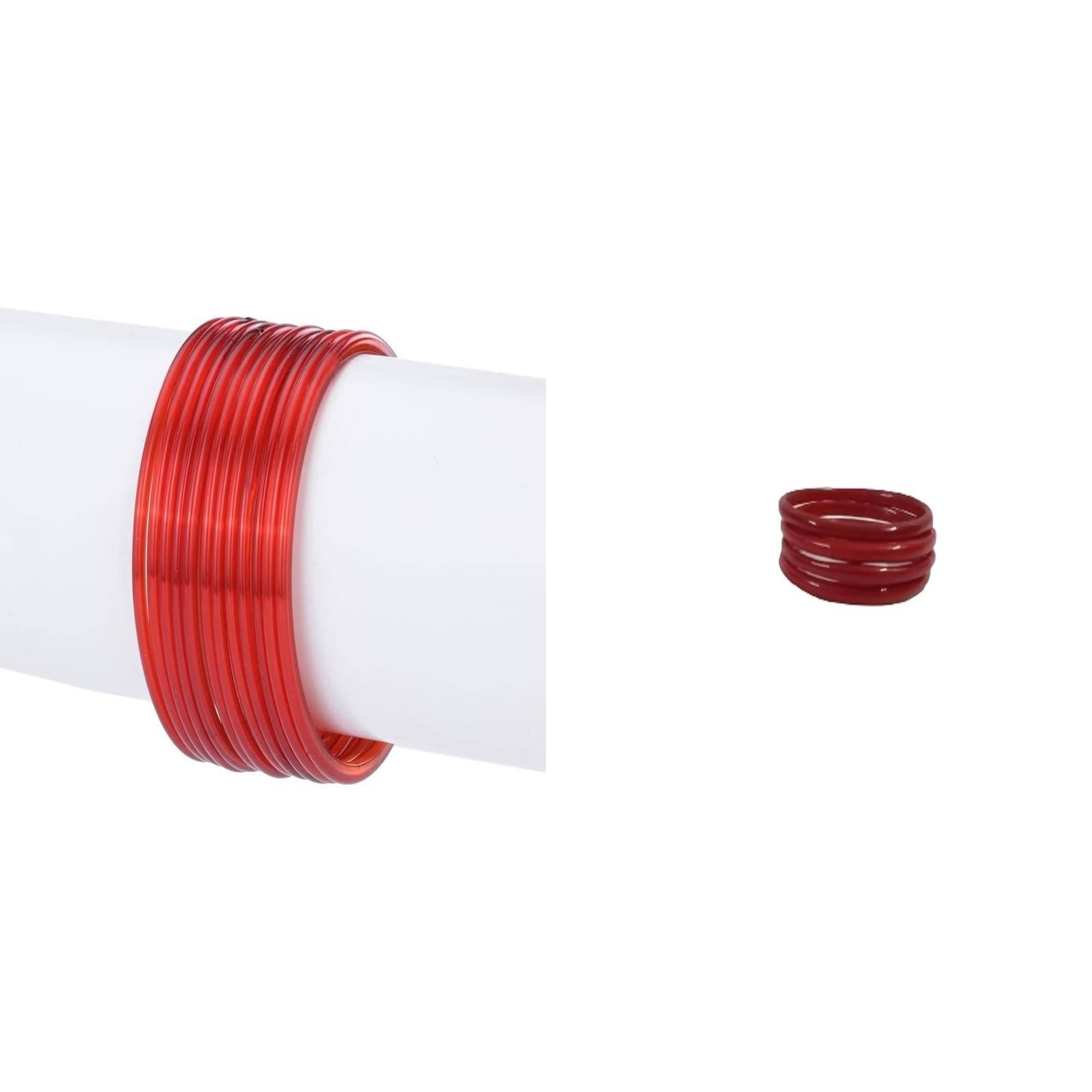     			1st Time Multicolor Bangle Set ( Pack of 2 )