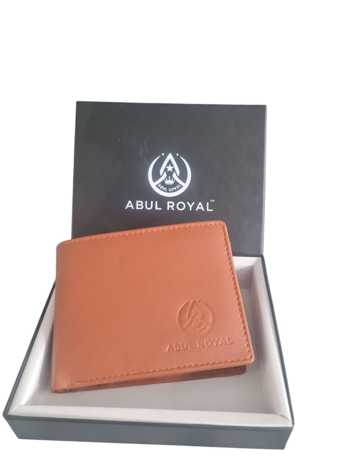     			ABUL ROYAL Leather Printed Men's Two Fold Wallet With 9 Slots For Card ( Brown , Pack of 1 )