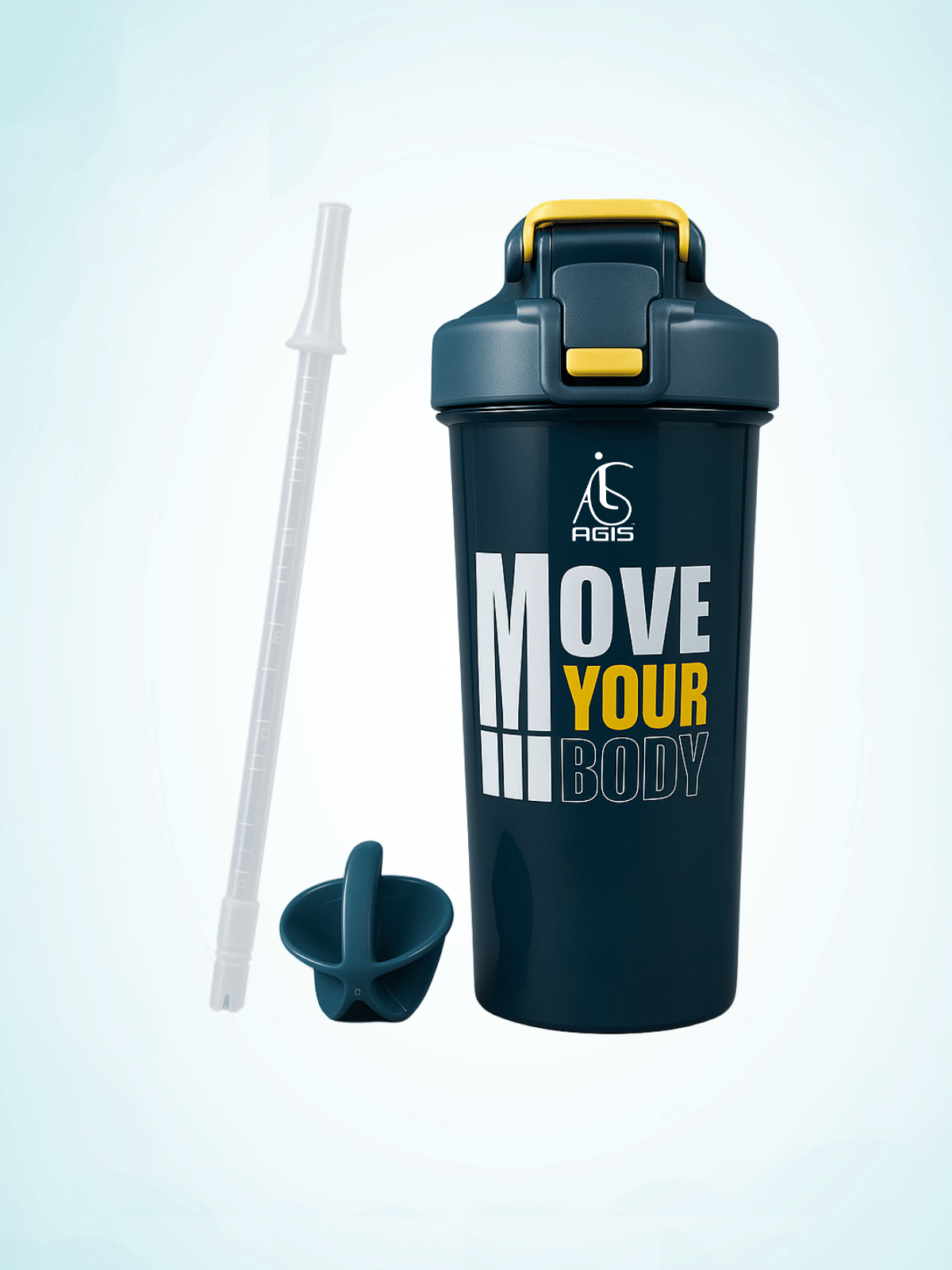     			AGIS Plastic Blue 800 mL Shaker ( Pack of 1 )