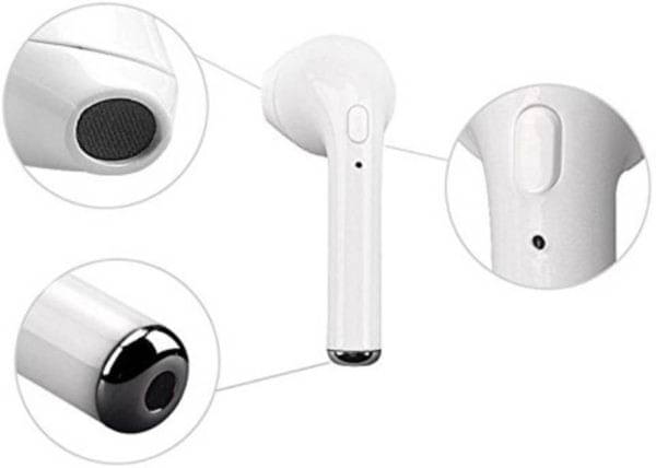     			AMR I7 Single Bluetooth In Ear Wireless Earphones With Mic