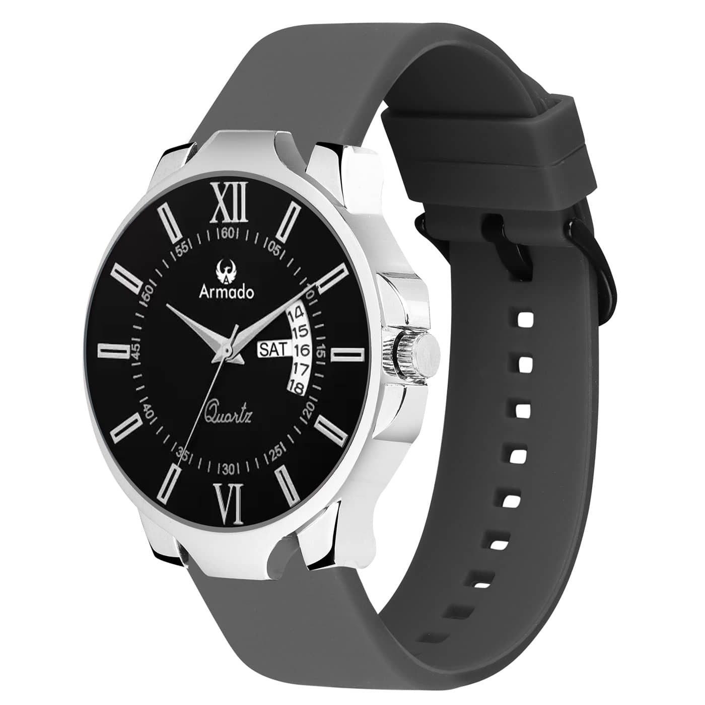 Armado Black Silicon Analog Men's Watch