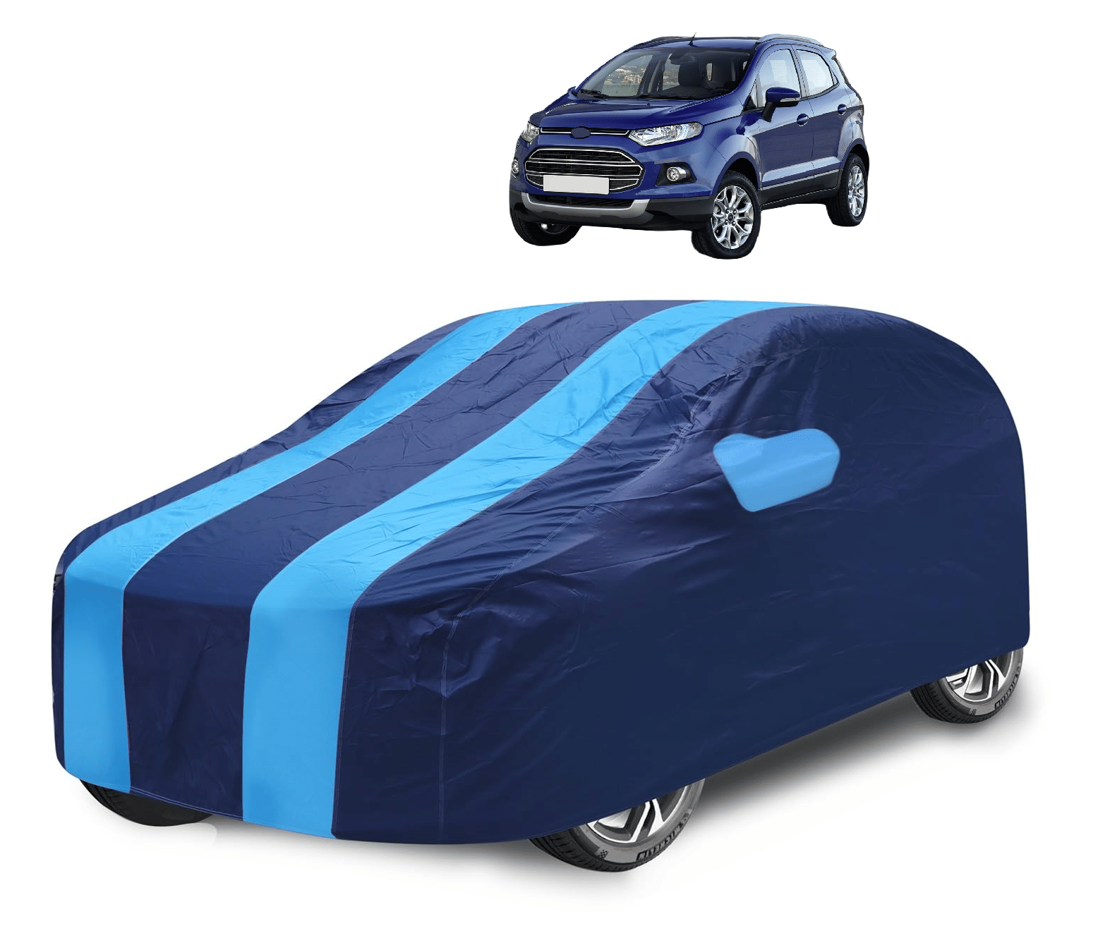Auto Hub Car Body Cover for Ford All Car Models With Mirror Pocket ( Pack of 1 ) , Blue Auto Hub Car Body Cover for Ford All Car Models With Mirror Pocket ( Pack of 1 ) , Blue