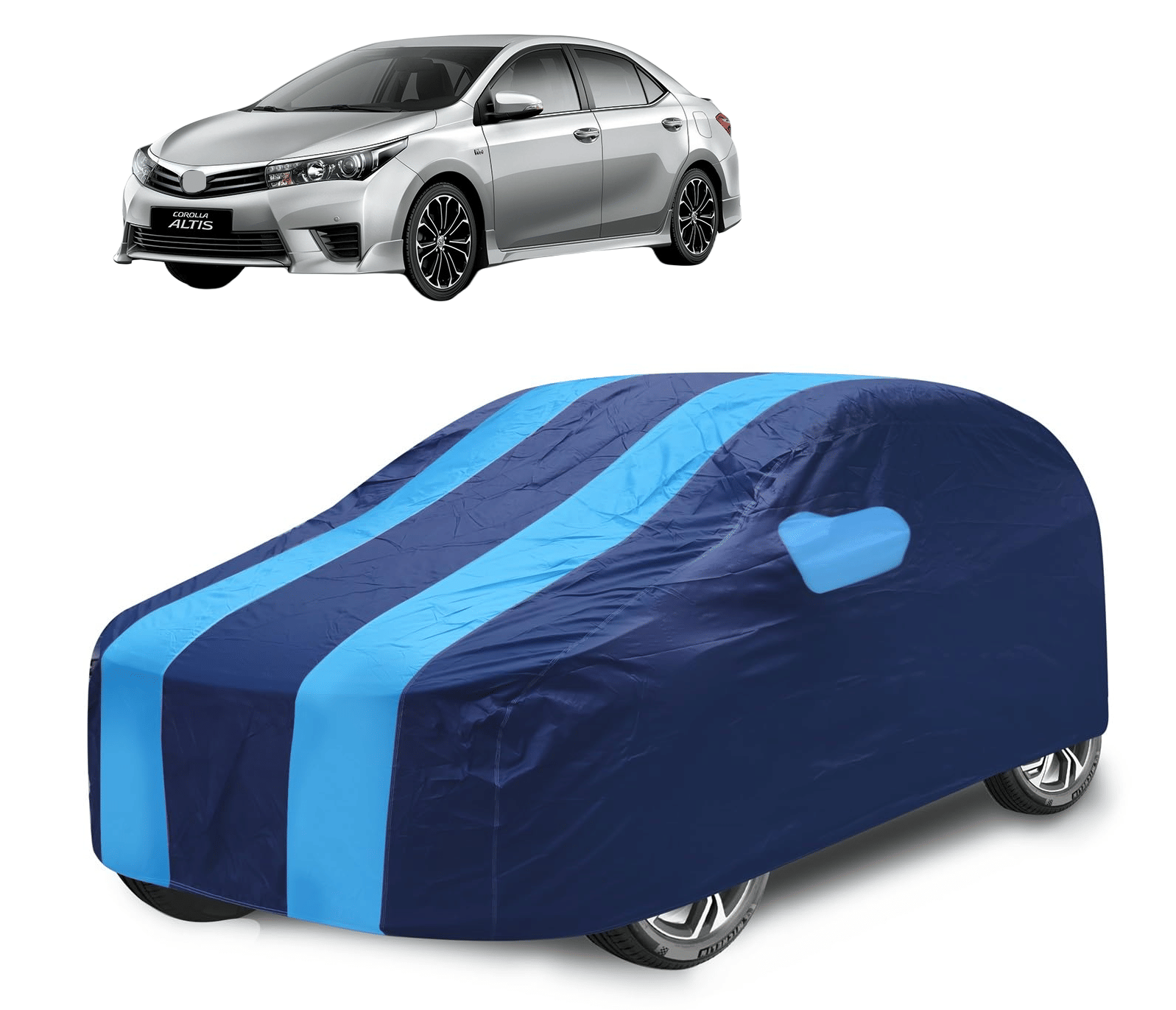 Auto Hub Car Body Cover for Toyota All Car Models With Mirror Pocket ( Pack of 1 ) , Blue     			Auto Hub Car Body Cover for Toyota All Car Models With Mirror Pocket ( Pack of 1 ) , Blue