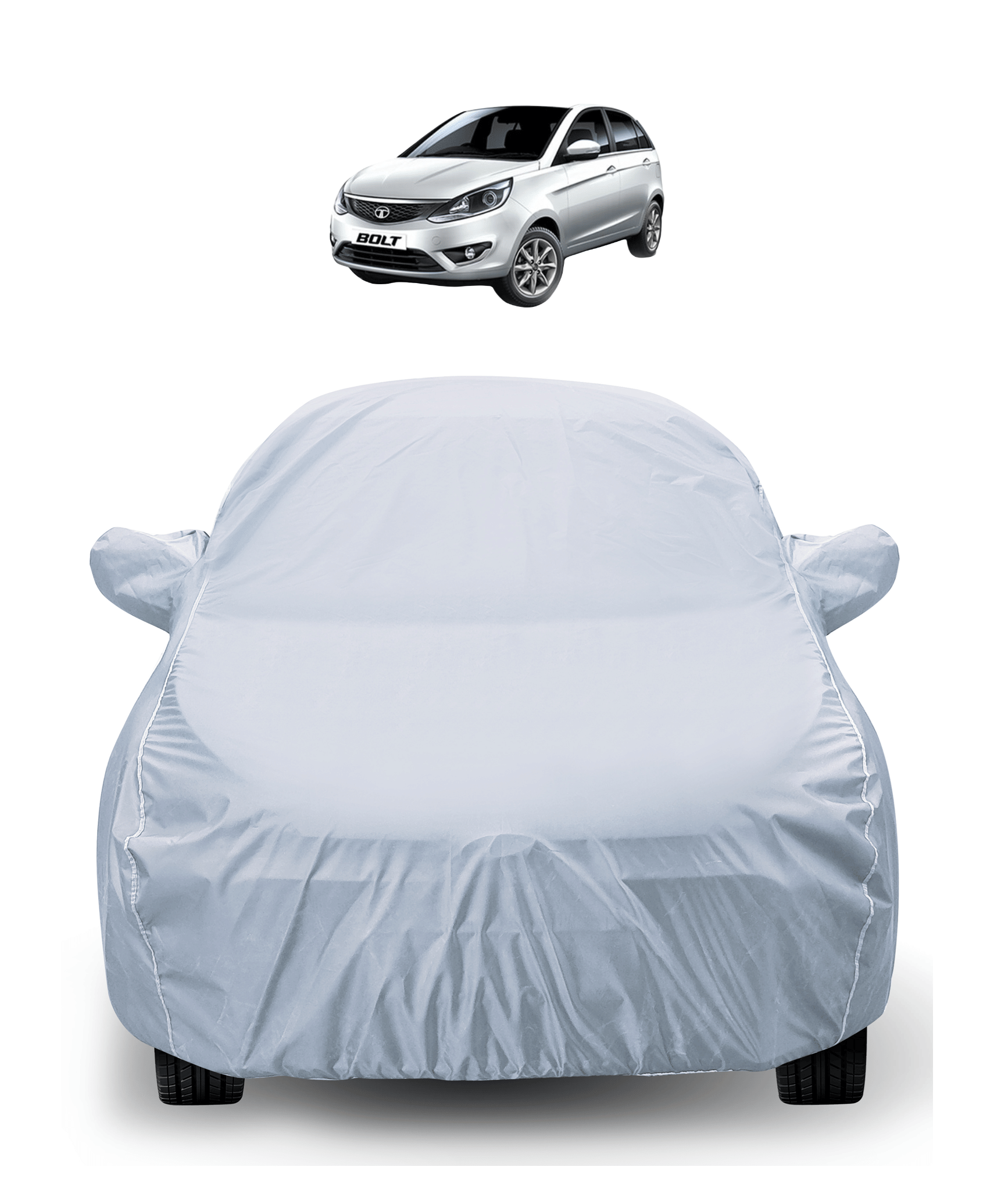 Auto Hub Car Body Cover for Tata All Car Models With Mirror Pocket ( Pack of 1 ) , Silver     			Auto Hub Car Body Cover for Tata All Car Models With Mirror Pocket ( Pack of 1 ) , Silver