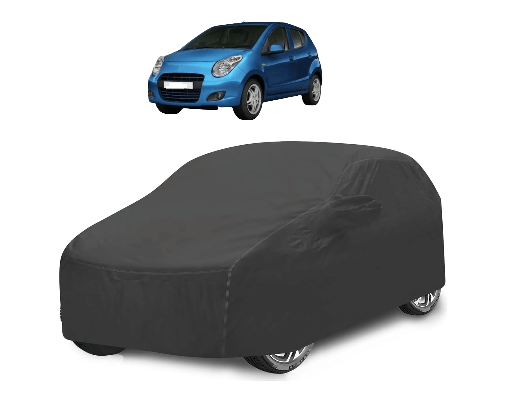 Auto Hub Car Body Cover for Maruti Suzuki All Car Models With Mirror Pocket ( Pack of 1 ) , Grey Auto Hub Car Body Cover for Maruti Suzuki All Car Models With Mirror Pocket ( Pack of 1 ) , Grey