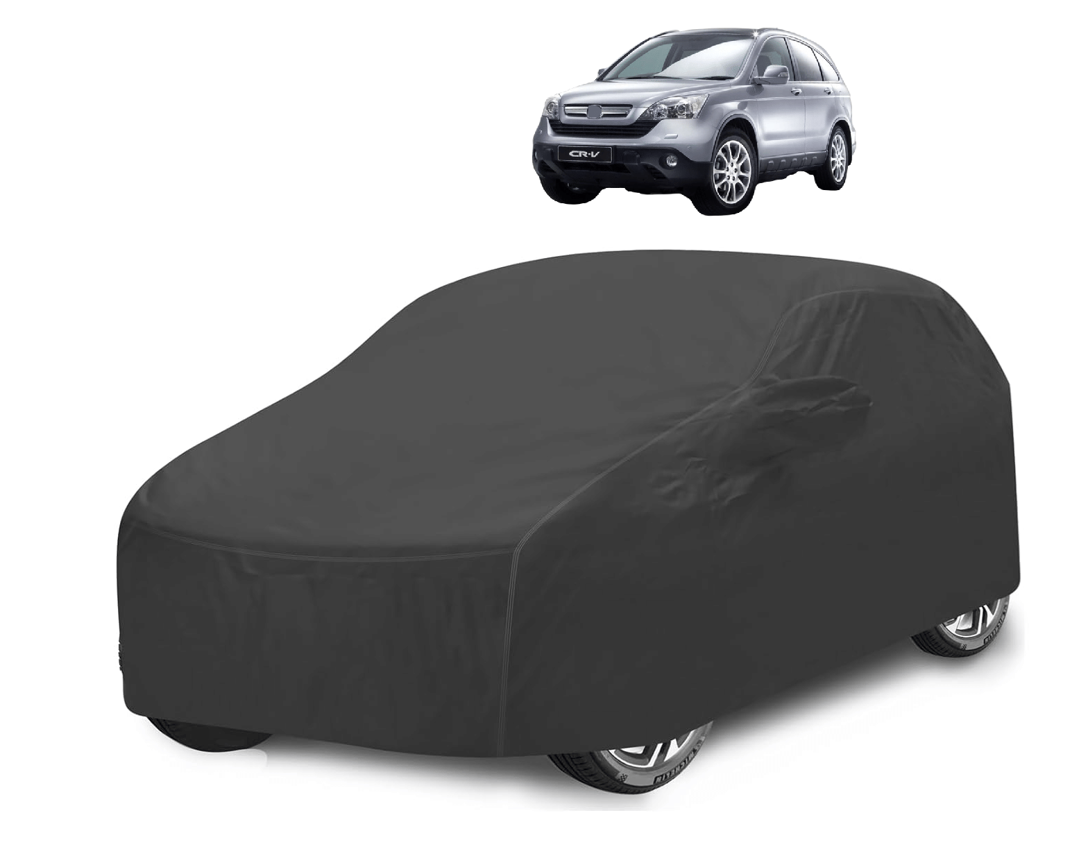 Auto Hub Car Body Cover for Honda All Car Models With Mirror Pocket ( Pack of 1 ) , Grey Auto Hub Car Body Cover for Honda All Car Models With Mirror Pocket ( Pack of 1 ) , Grey