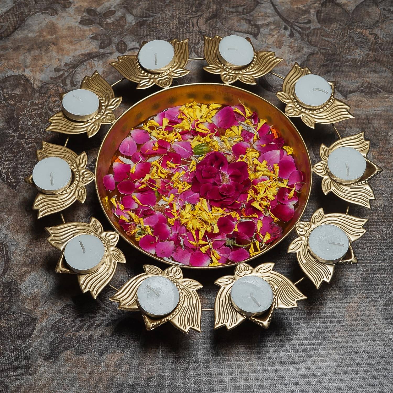    			Craftlayout Iron Designer Diya - Pack of 1