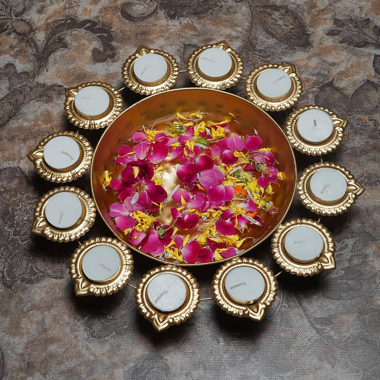     			Craftlayout Iron Designer Diya - Pack of 1