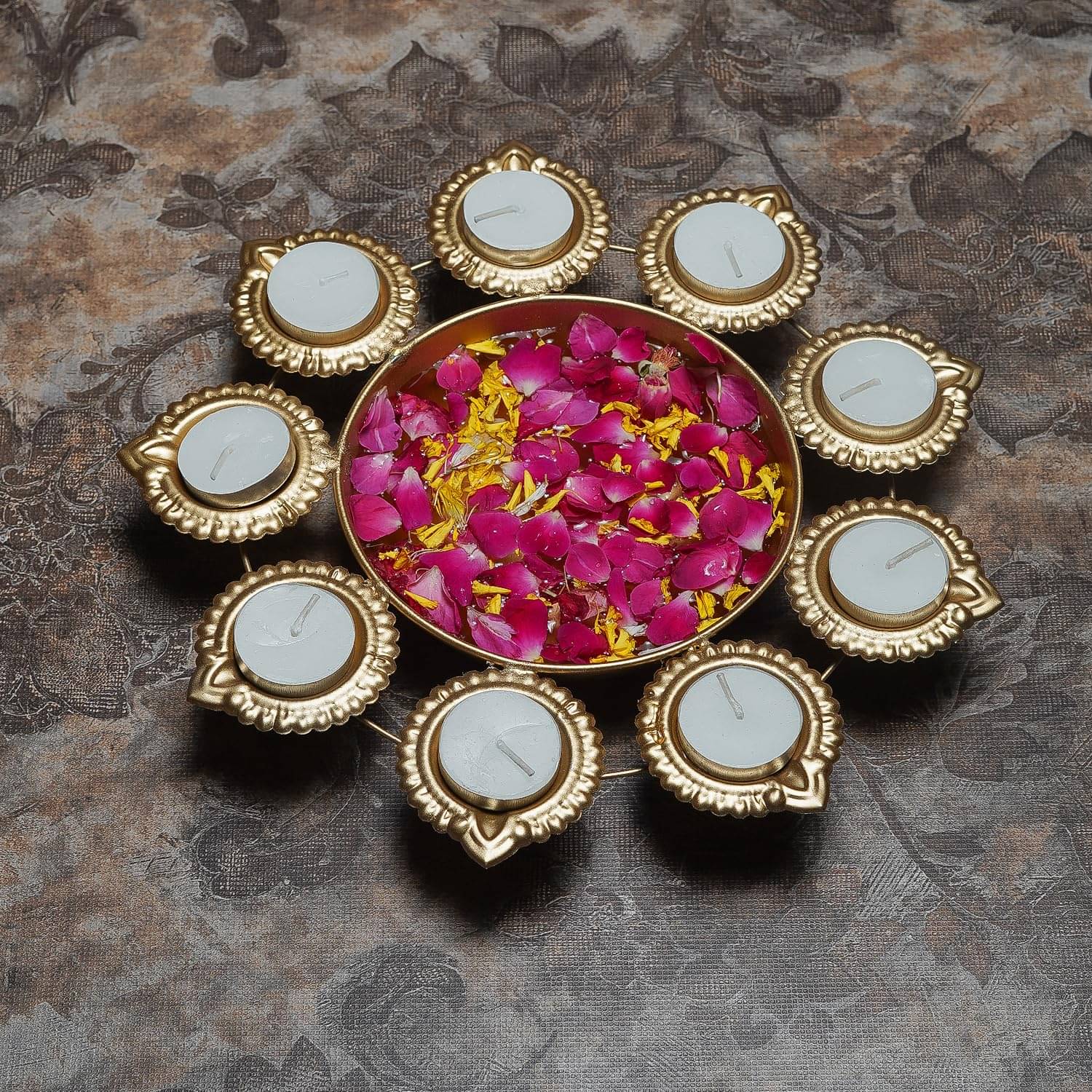     			Craftlayout Iron Designer Diya - Pack of 1