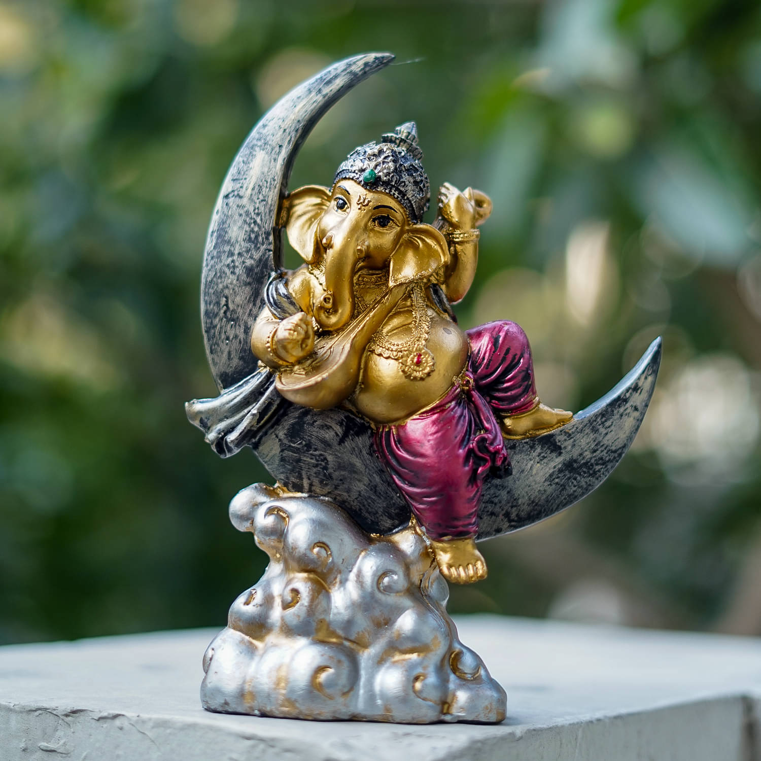     			Craftlayout Resin Lord Ganesha Idol ( 15 cm )