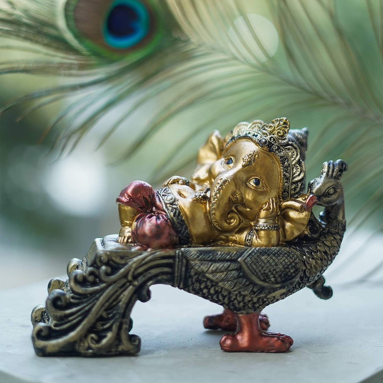    			Craftlayout Resin Lord Ganesha Idol ( 16 cm )