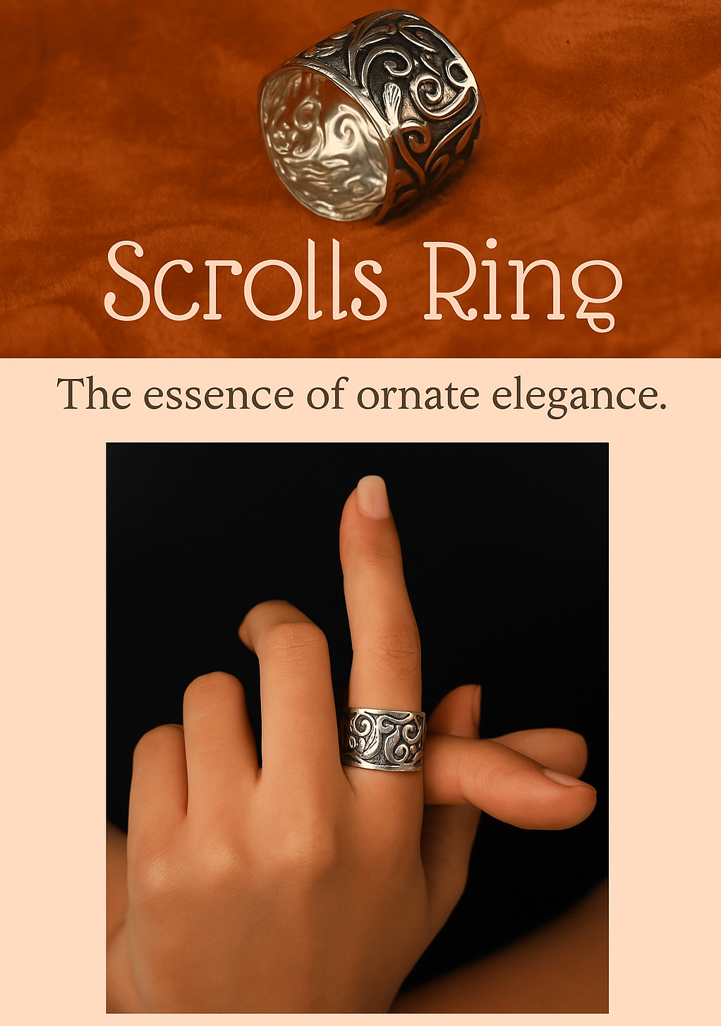 Darshini Designs Silver Rings ( Pack of 1 )     			Darshini Designs Silver Rings ( Pack of 1 )