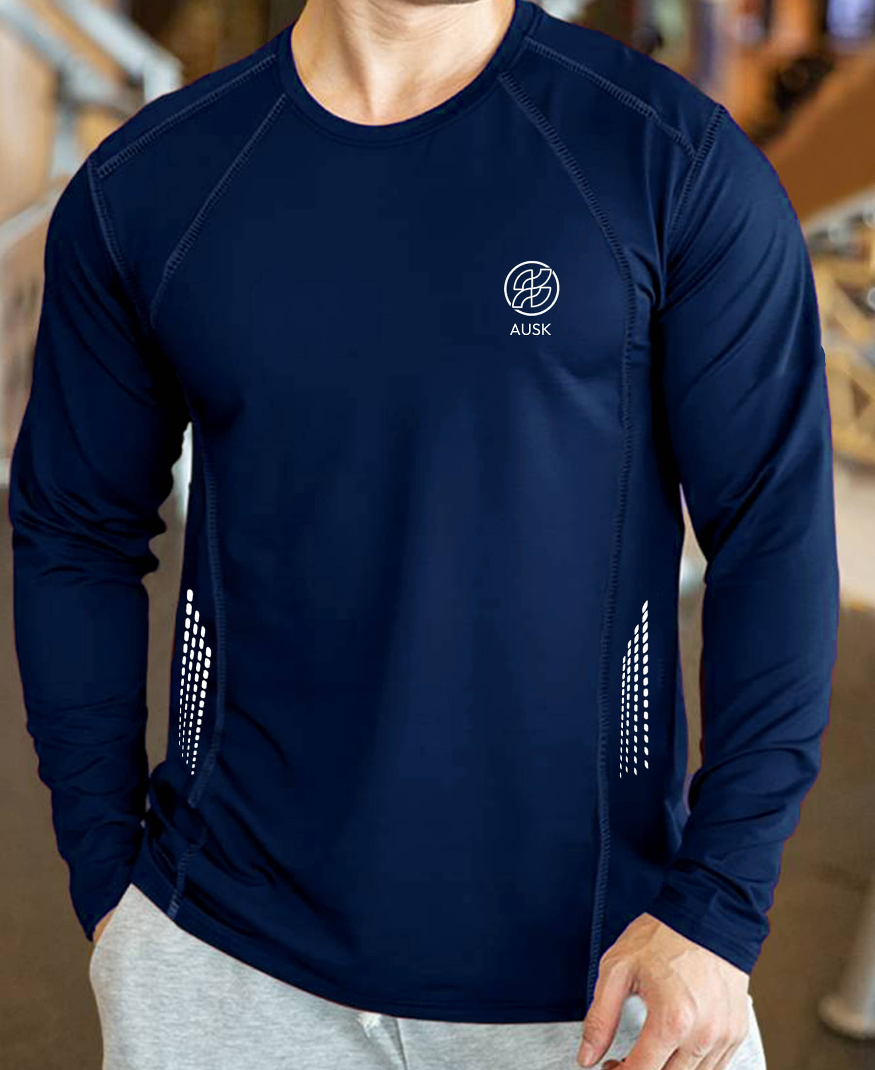 ENITOR Blue Polyester Regular Fit Men's Sports T-Shirt ( Pack of 1 ) ENITOR Blue Polyester Regular Fit Men's Sports T-Shirt ( Pack of 1 )