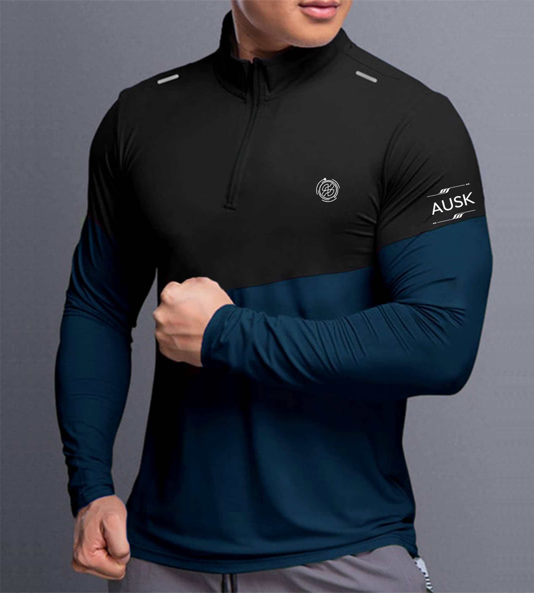 ENITOR Teal Blue Polyester Regular Fit Men's Sports T-Shirt ( Pack of 1 )