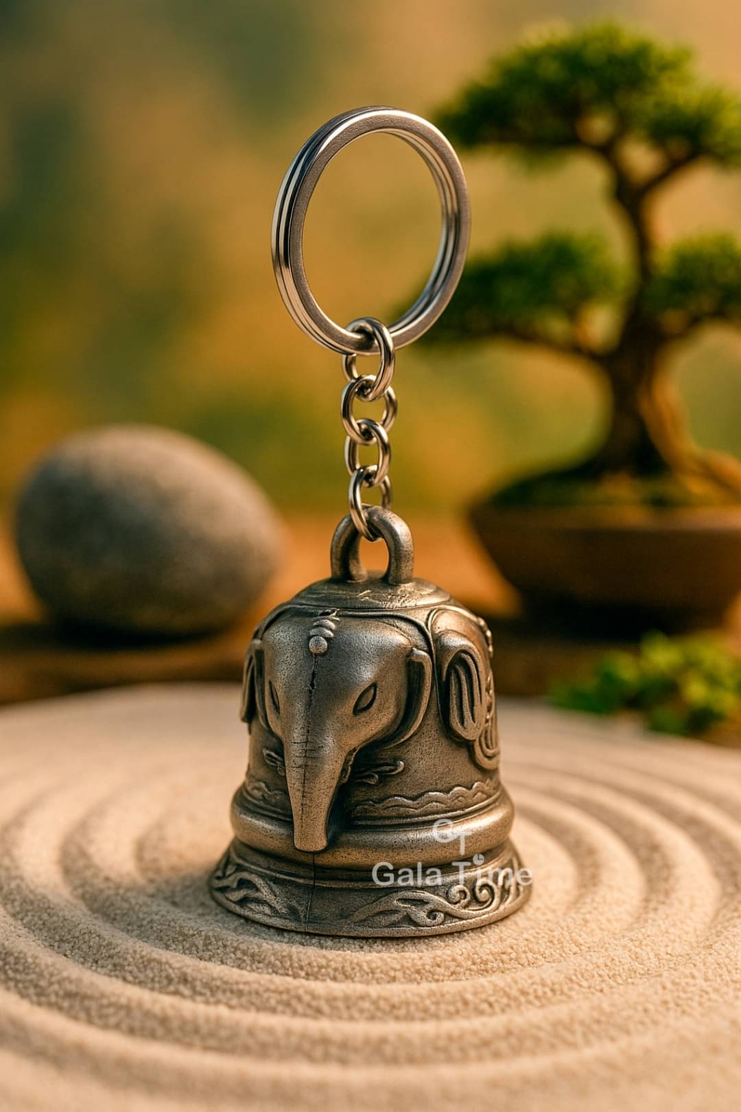 Ganpati Face Ghanti Sound Guardian Bell for Biker Rider Unique Spiritual Gift Ganpati Face Ghanti Sound Guardian Bell for Biker Rider Unique Spiritual Gift