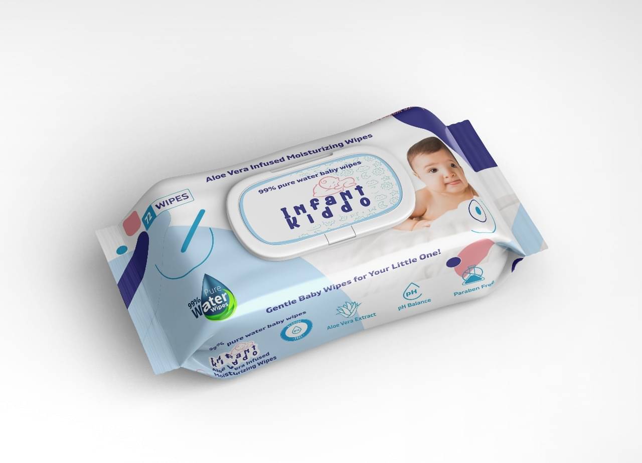     			Infant kiddo Scented Wet wipes For Babies ( Pack of 1 )