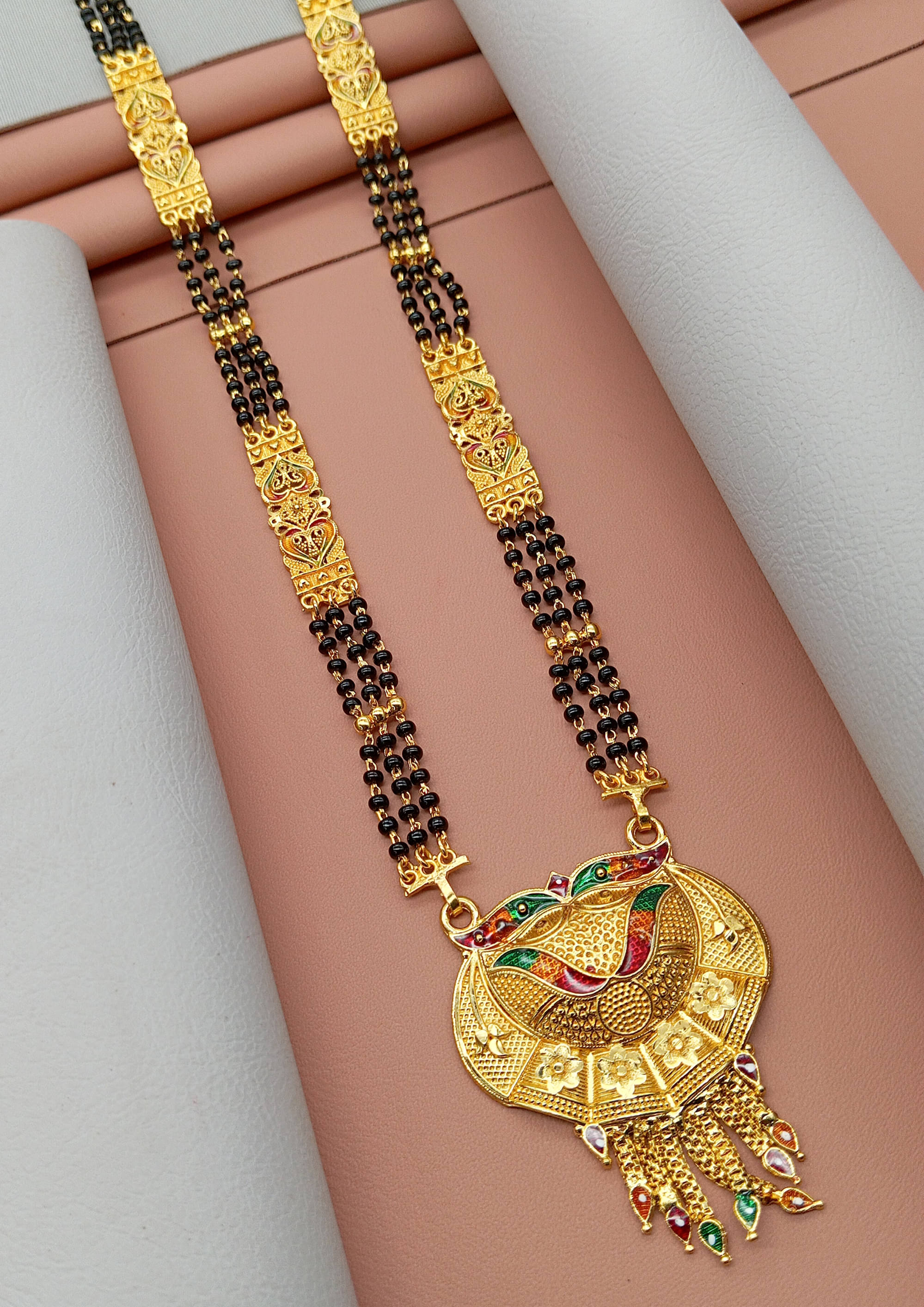     			KRIMO Golden Mangalsutra ( Pack of 1 )
