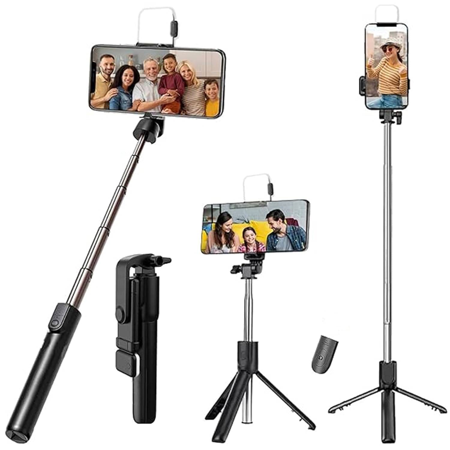     			Kapalin Bluetooth Selfie Stick ( Multicolor )